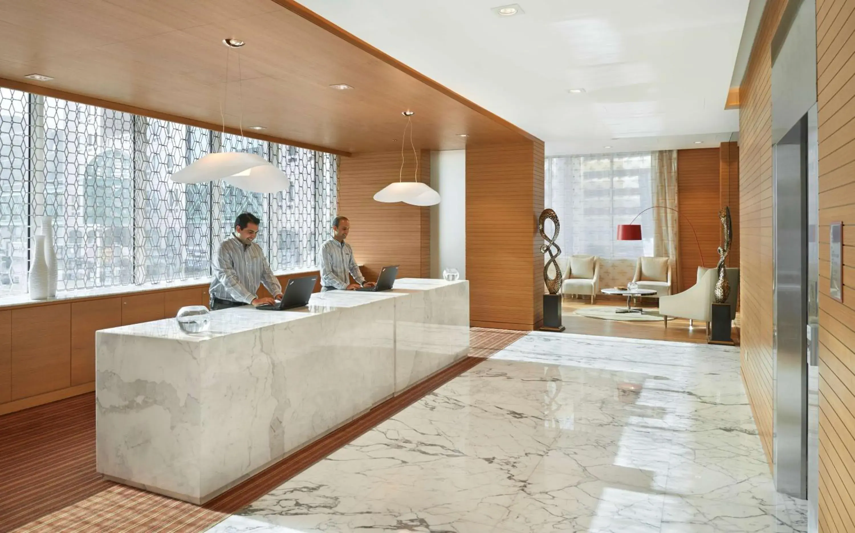 Lobby or reception in Hyatt Place Dubai Baniyas Square Lobby or reception in Hyatt Place Dubai Baniyas Square