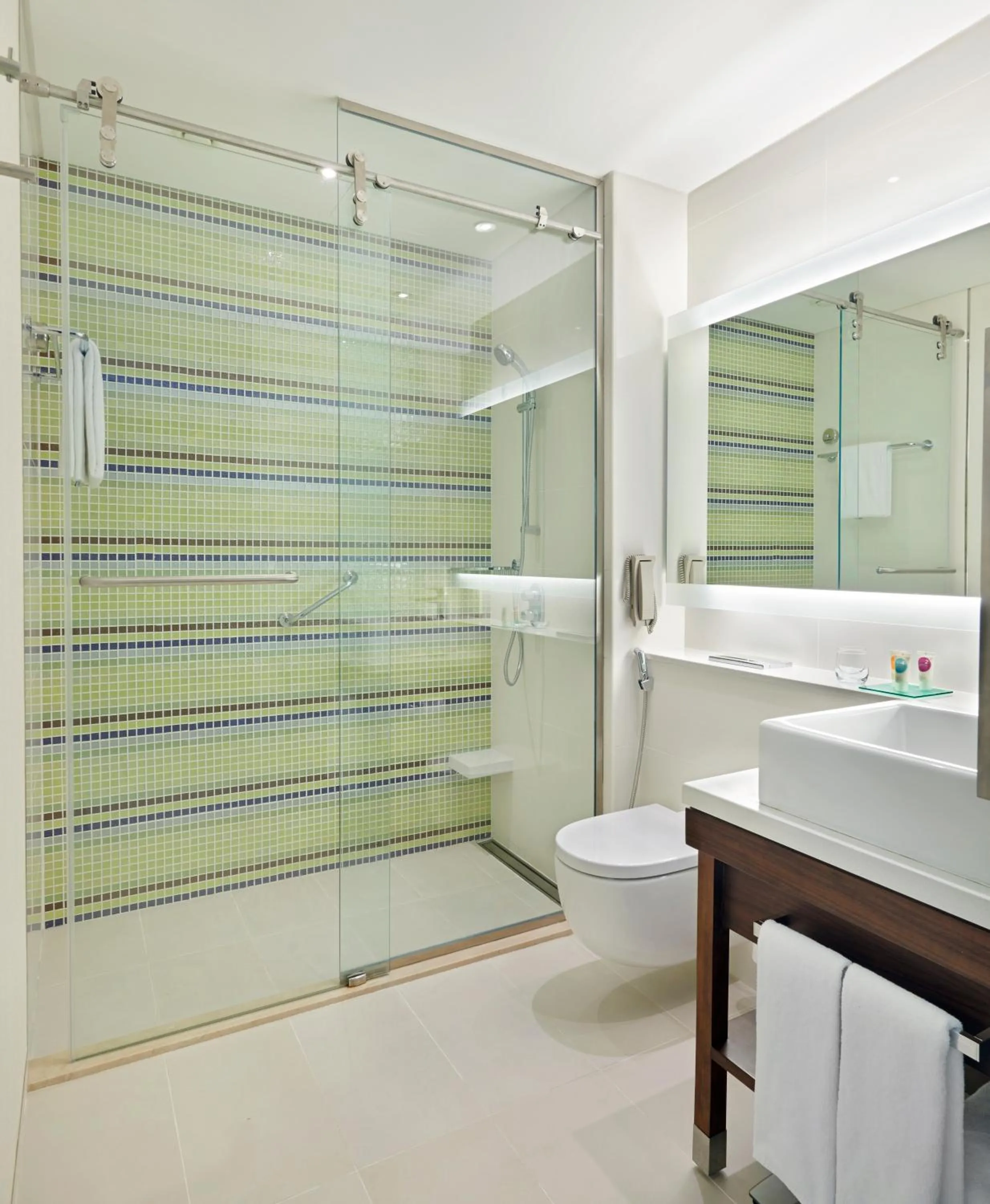 Bathroom in Hyatt Place Dubai Baniyas Square