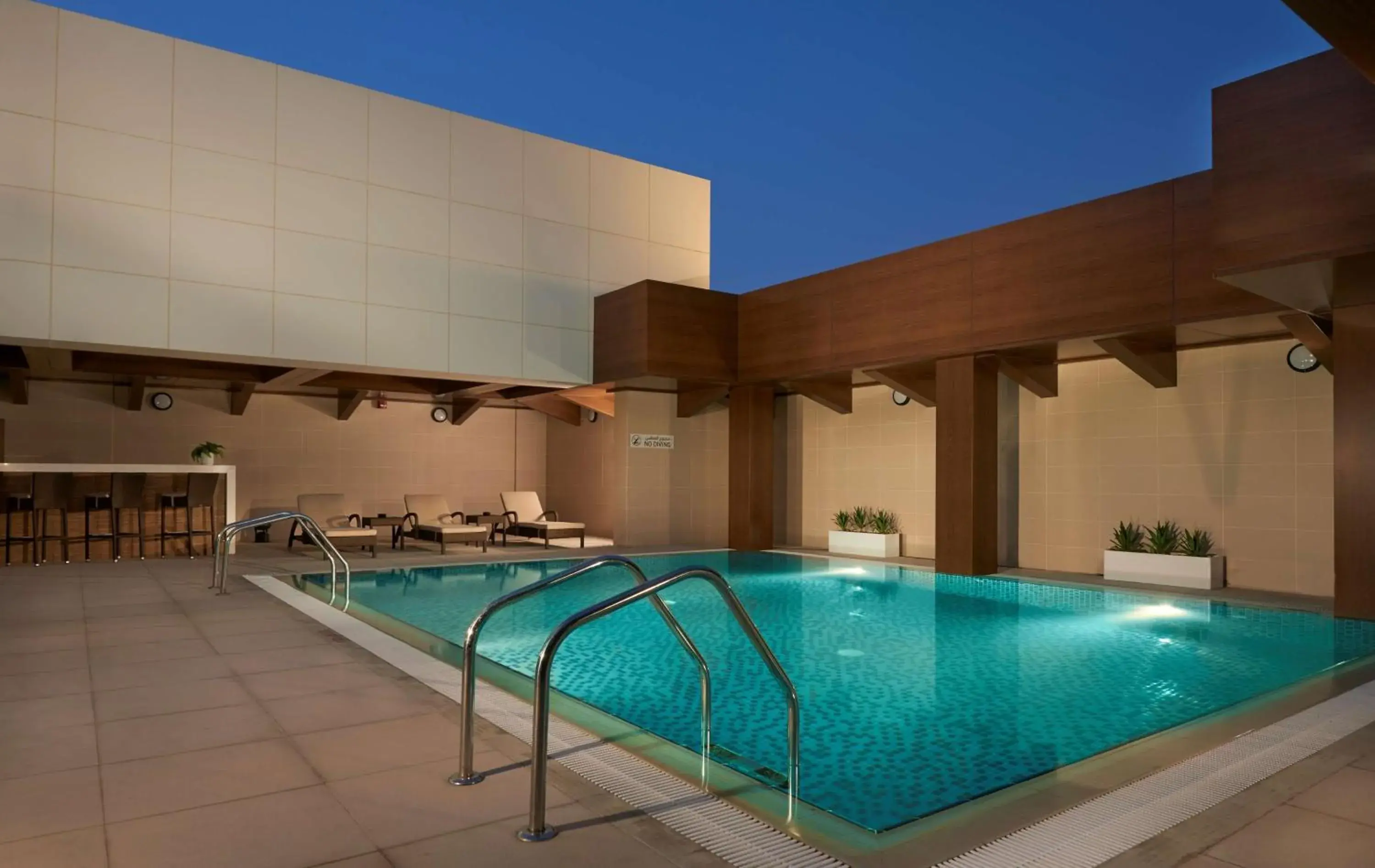 Swimming pool in Hyatt Place Dubai Baniyas Square Swimming pool in Hyatt Place Dubai Baniyas Square