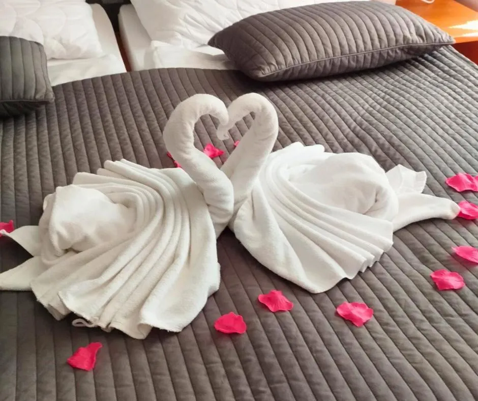 Decorative detail, Bed in Hotel Limba CTT