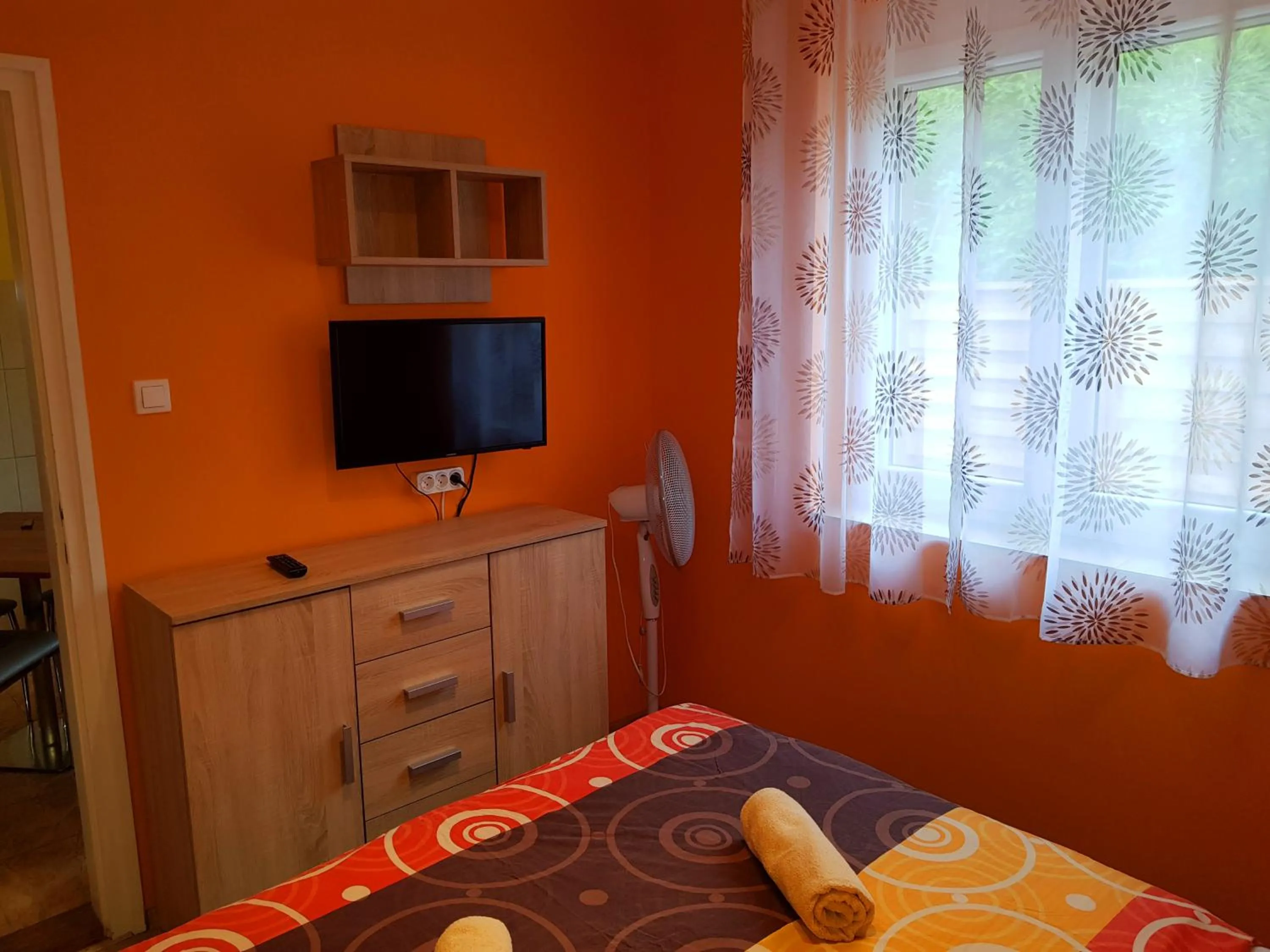 Bed in Napsugár Villa "A"