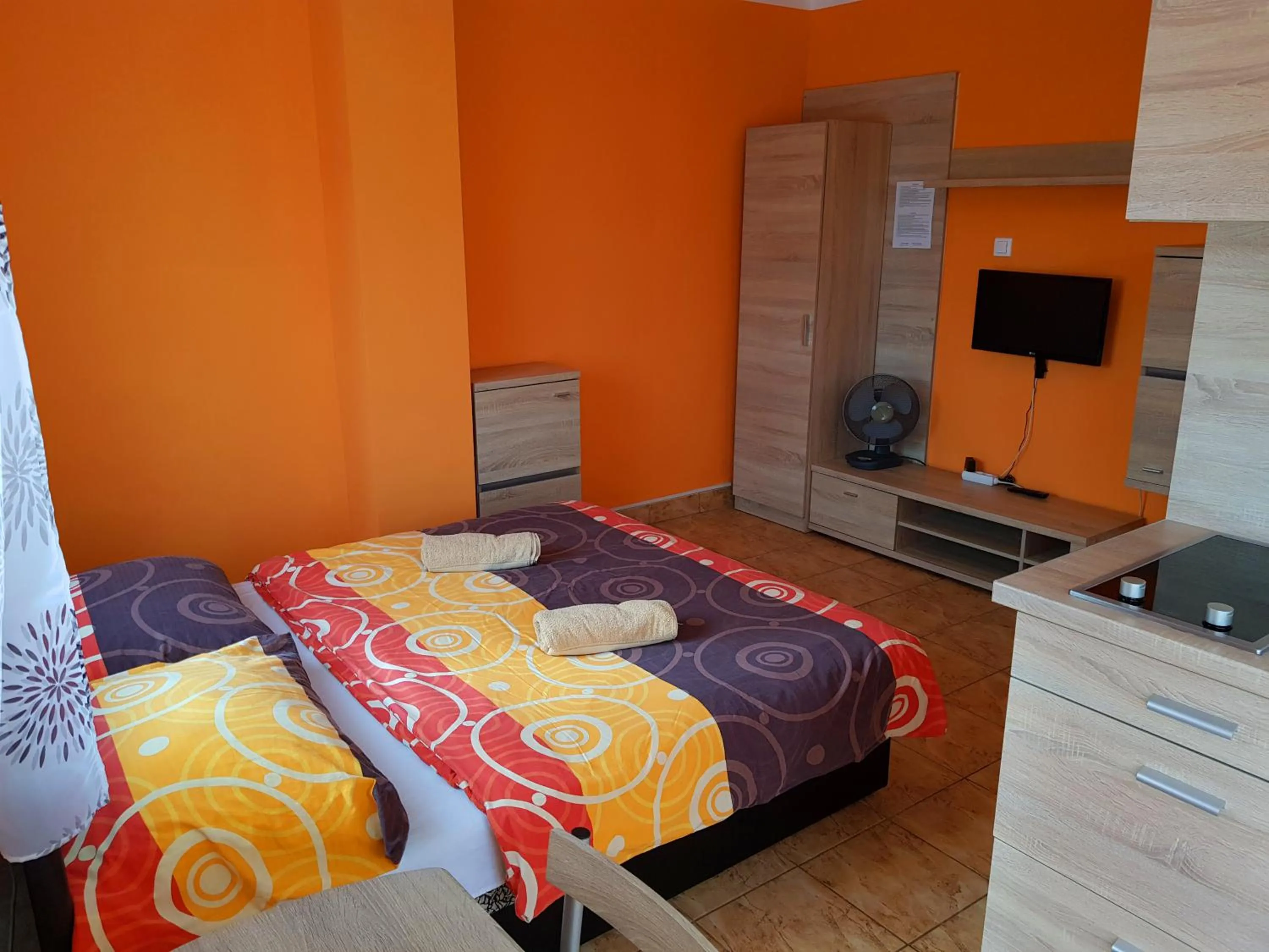 Bed in Napsugár Villa "A"