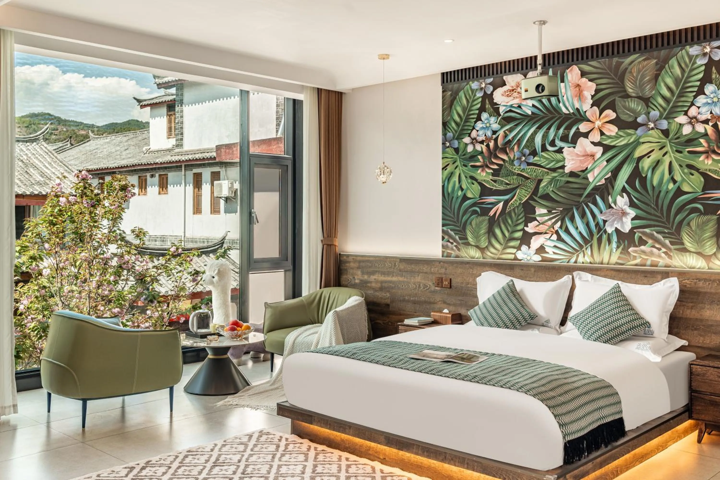 Standard Double Room in Gucheng district ying Xi ting Yu inn