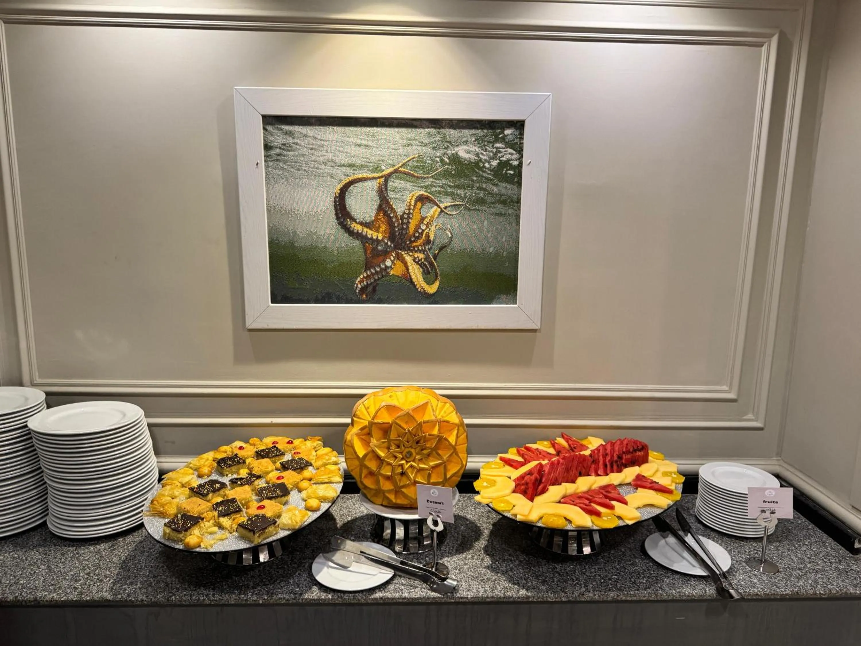 Buffet breakfast in Oriental grand Plaza