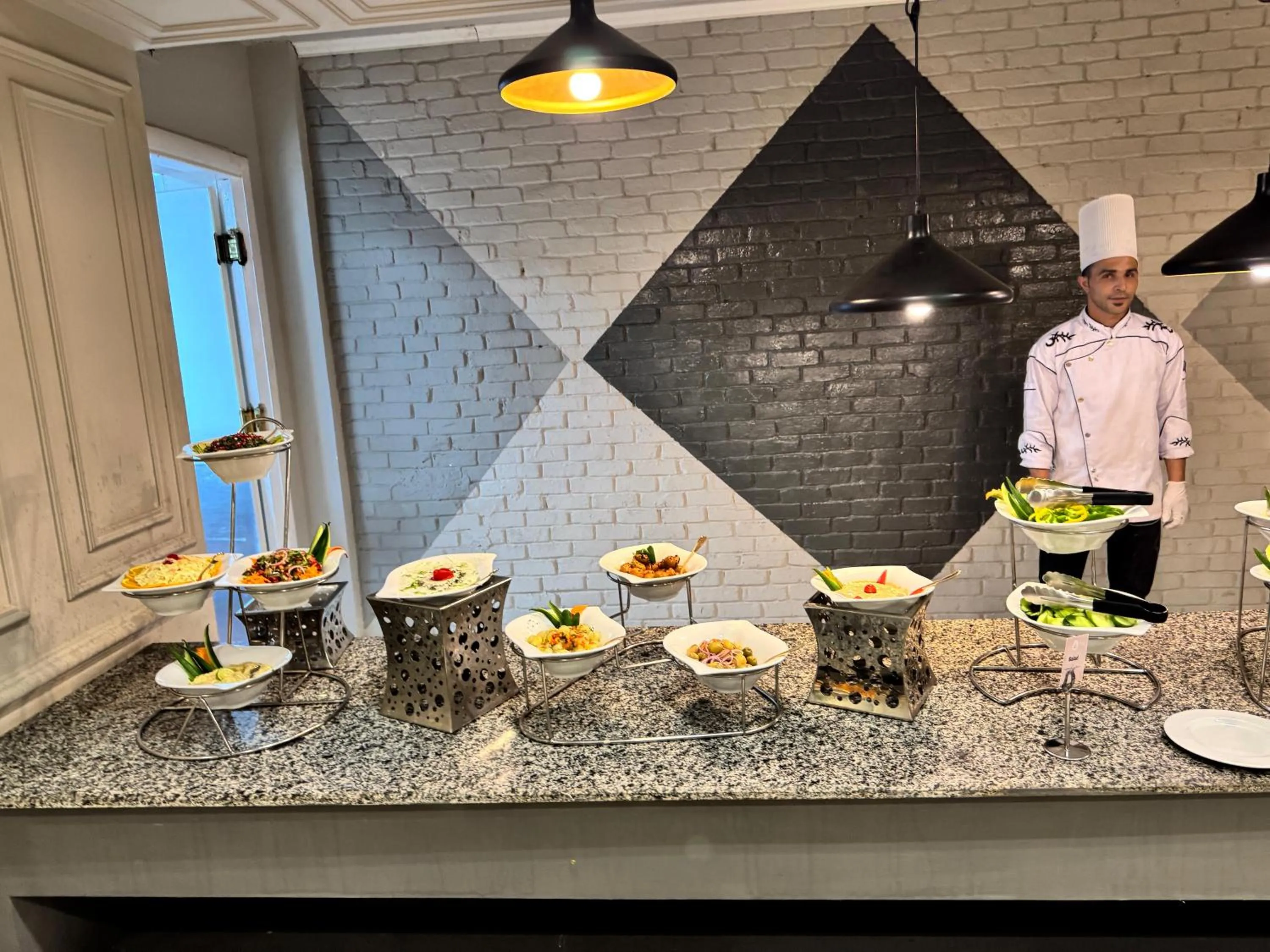 Buffet breakfast in Oriental grand Plaza