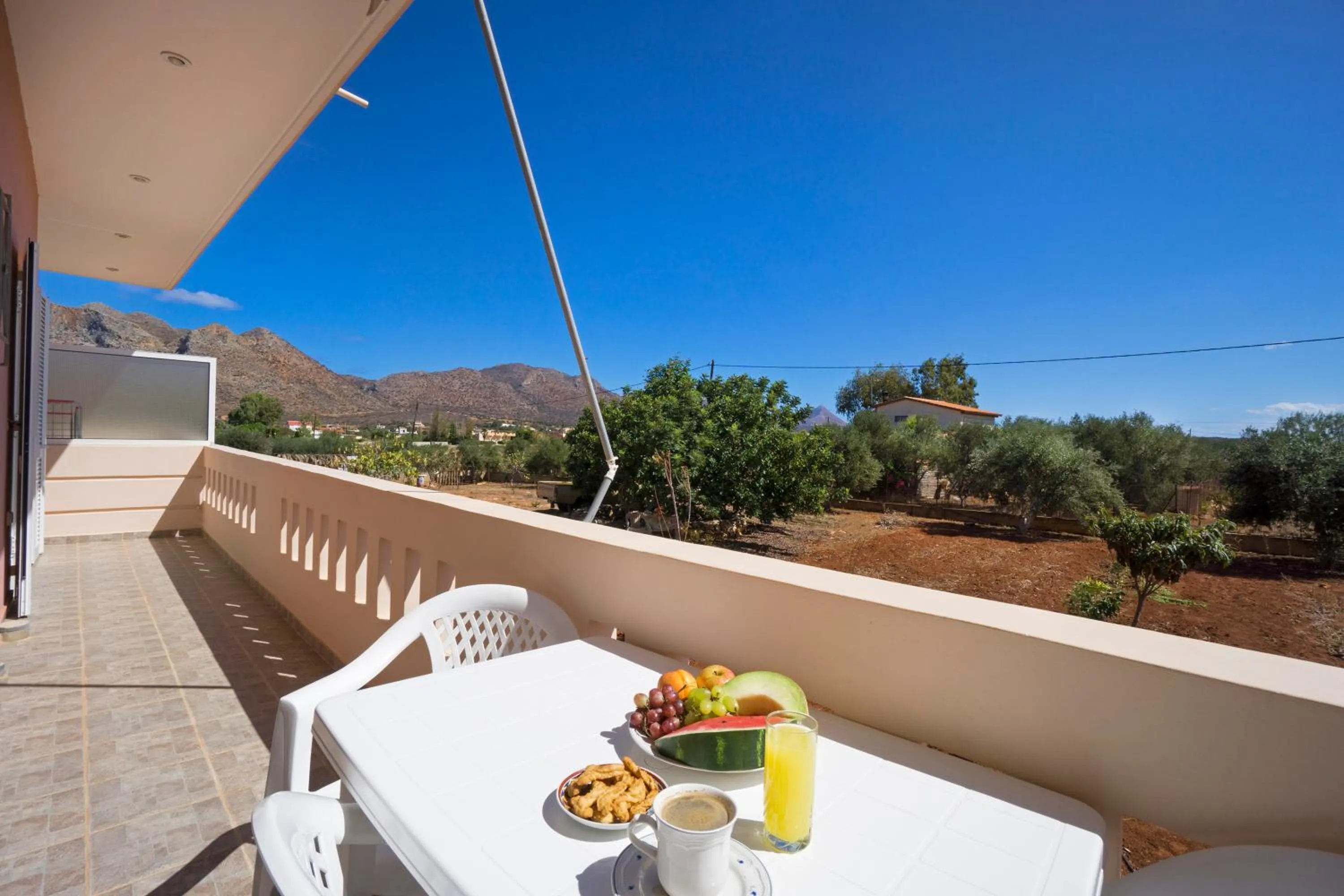 Balcony/Terrace in Skamagkas M. Apartments