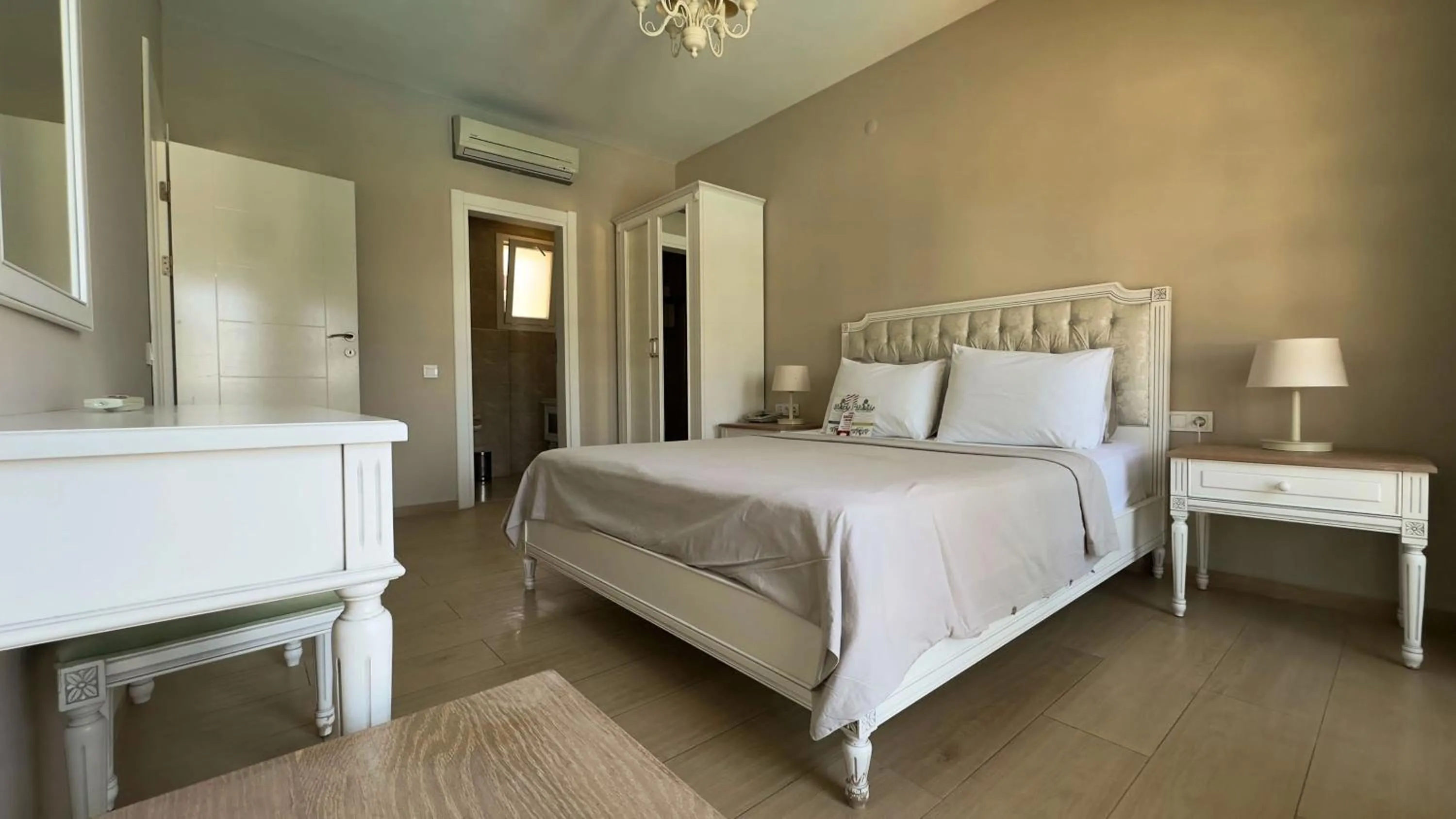 Bed in Datca Doris Hotel