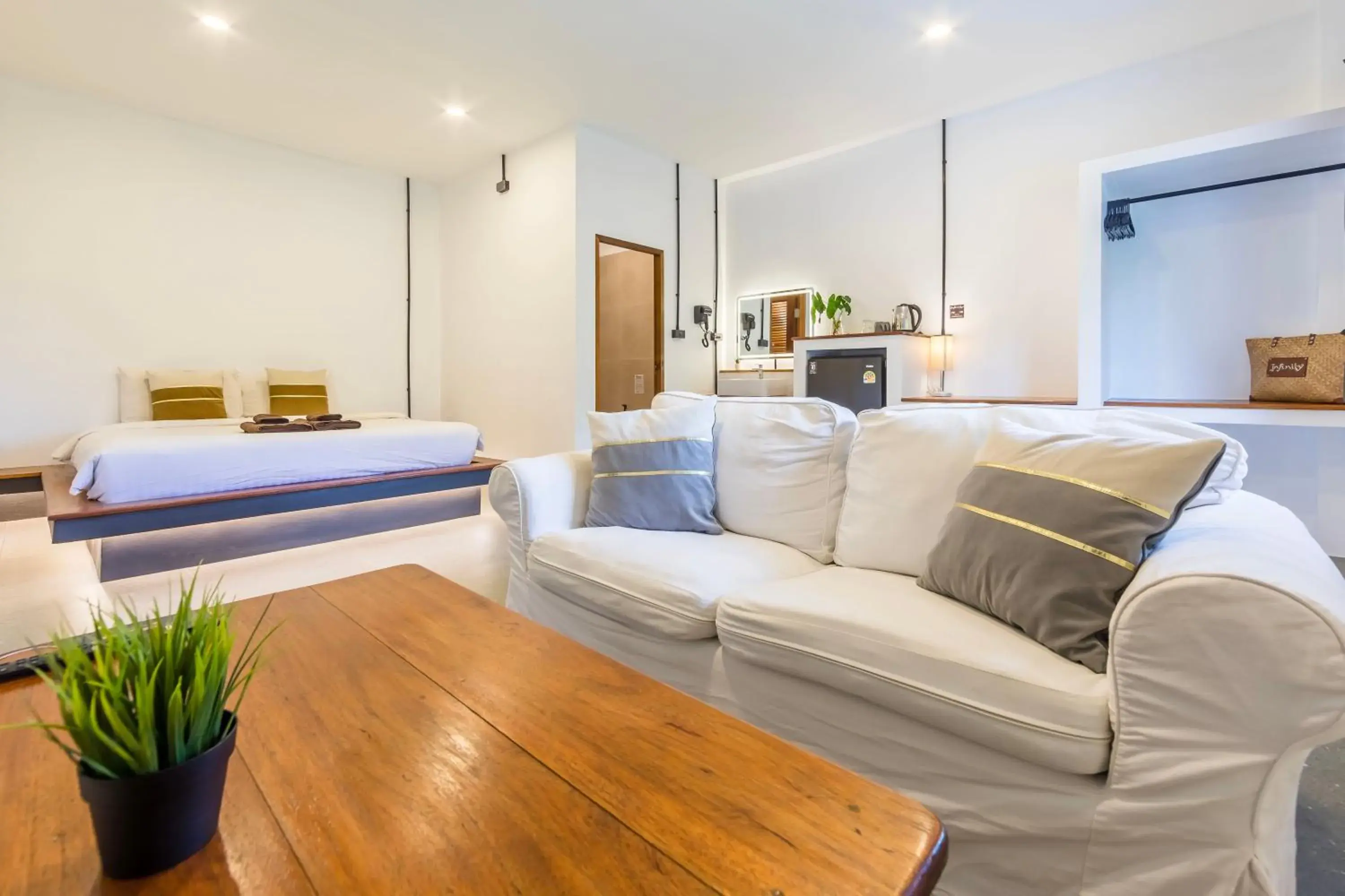 Living room, Bed in Infinity Guesthouse Living room, Bed in Infinity Guesthouse