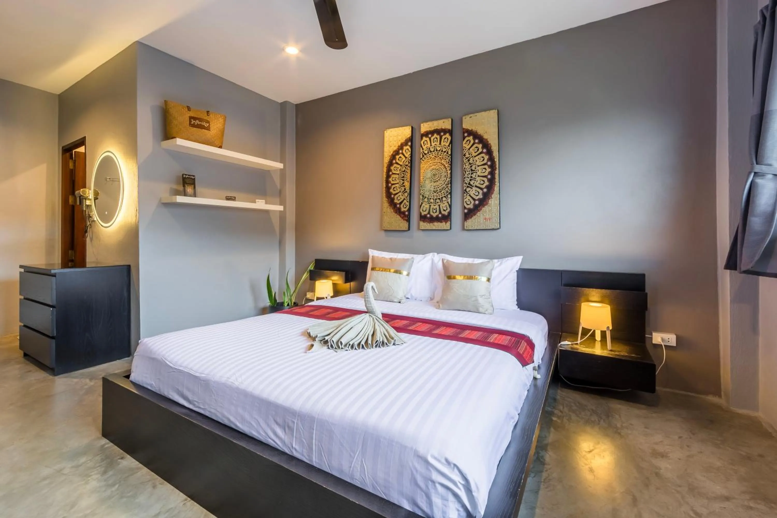 Bedroom, Bed in Infinity Guesthouse