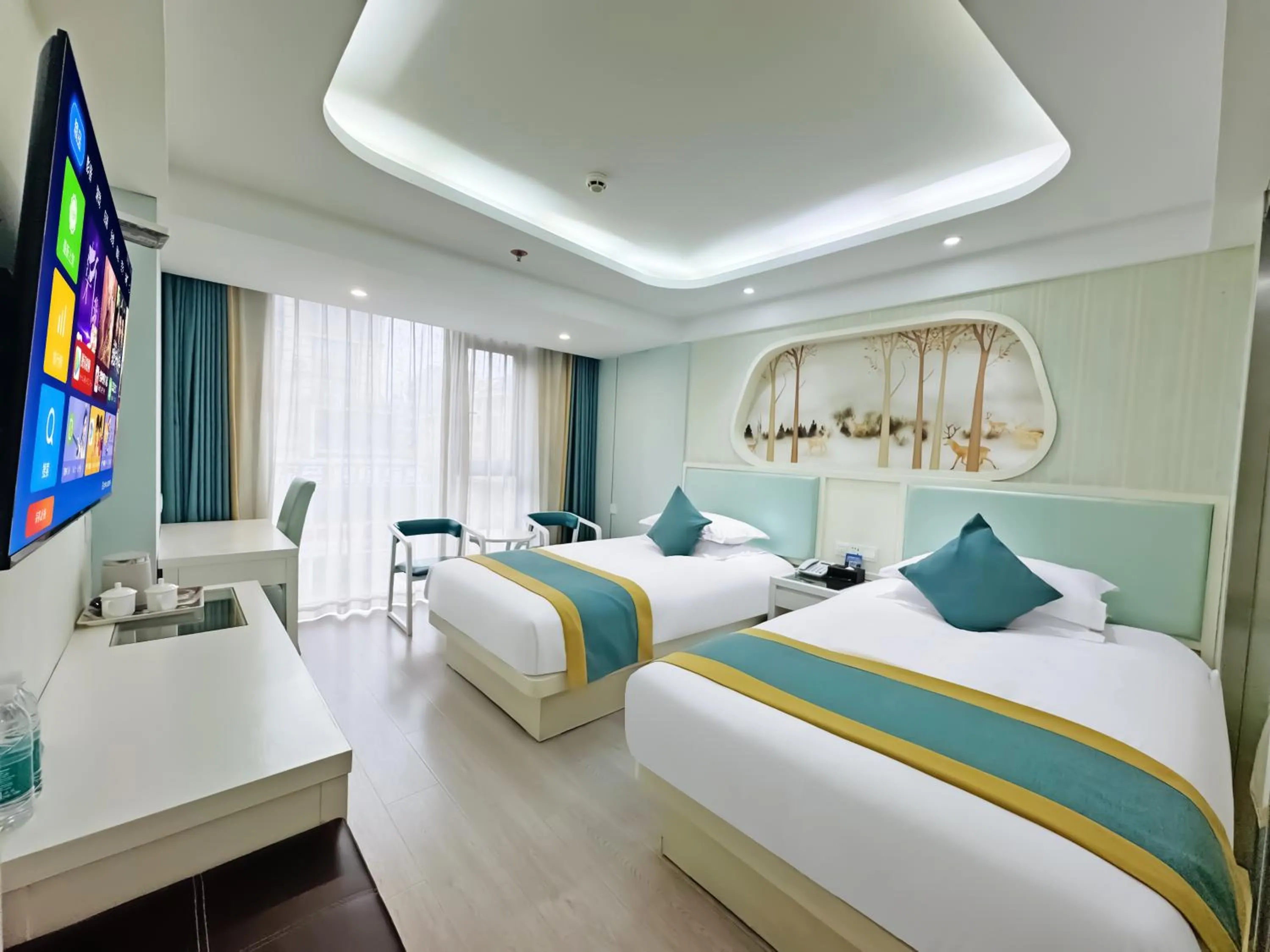 Bed in Yiwu Ruifeng Hotel