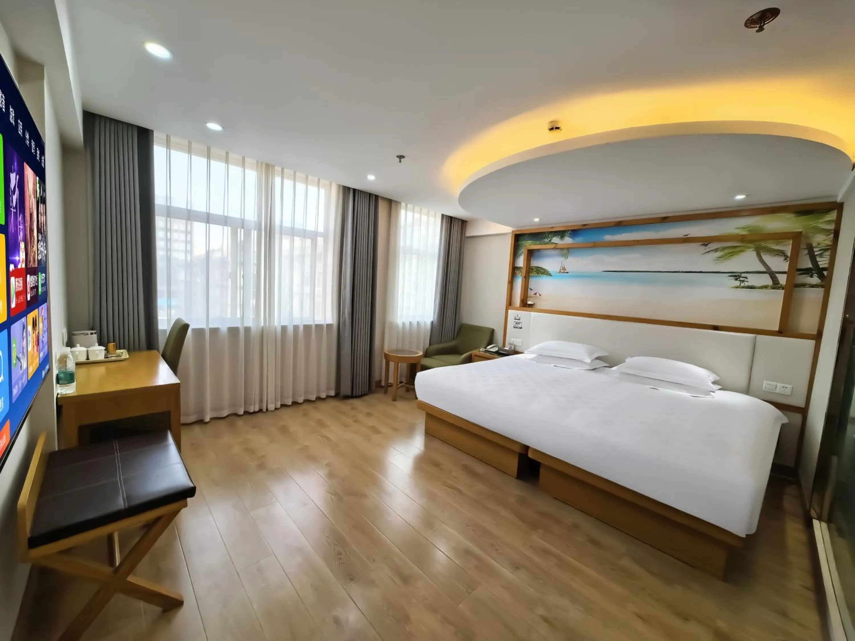 Bed in Yiwu Ruifeng Hotel