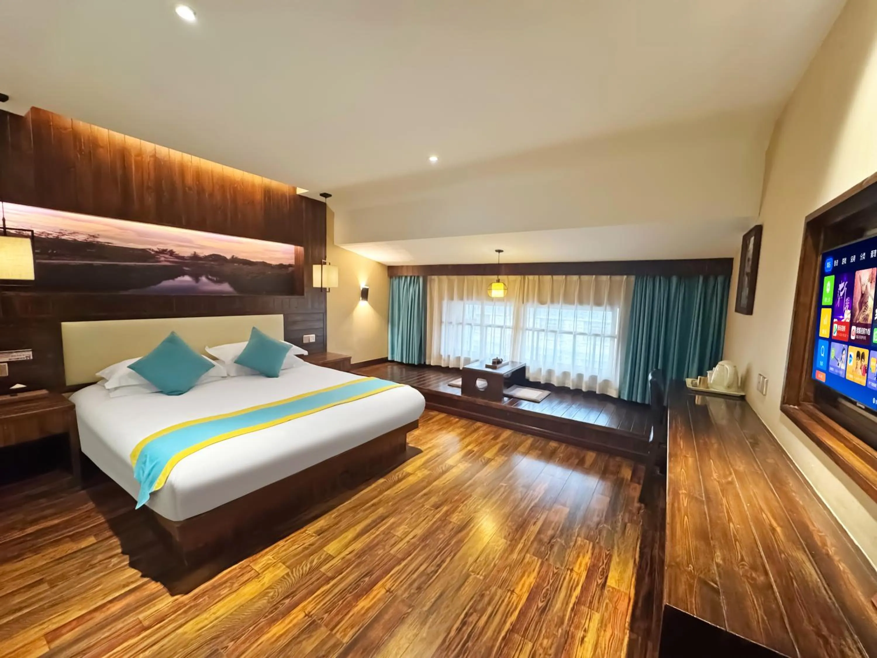 Bed in Yiwu Ruifeng Hotel