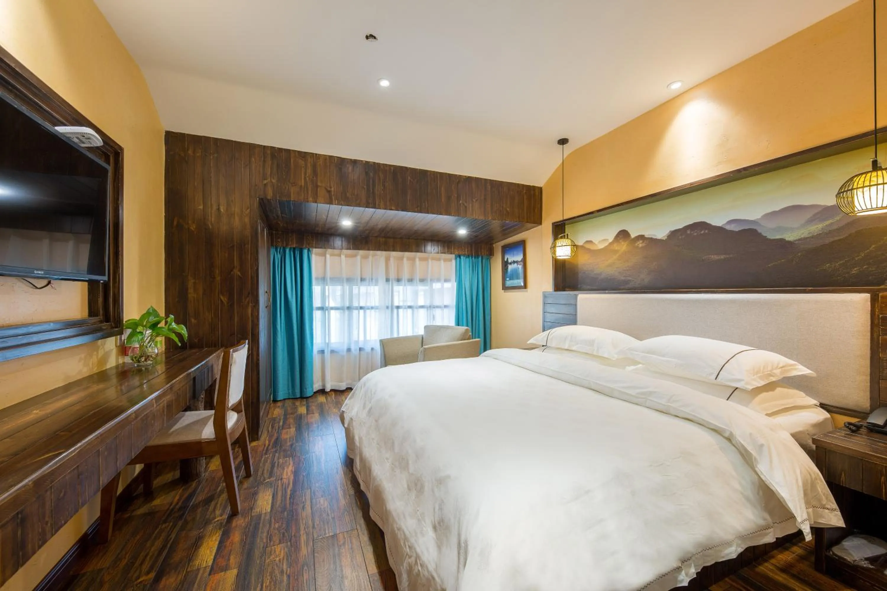 Bed in Yiwu Ruifeng Hotel