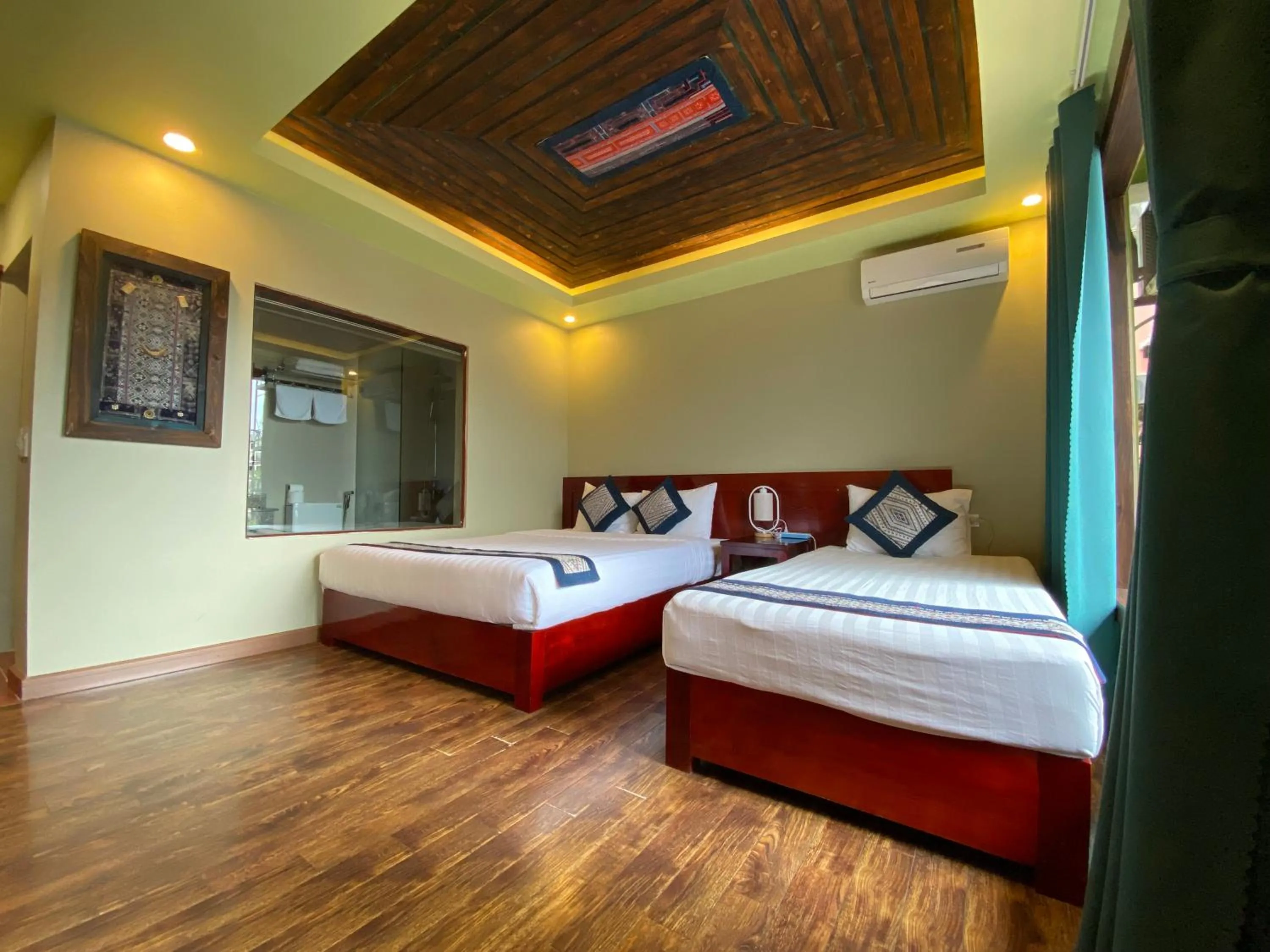 Bed in Botanic Sapa Hotel