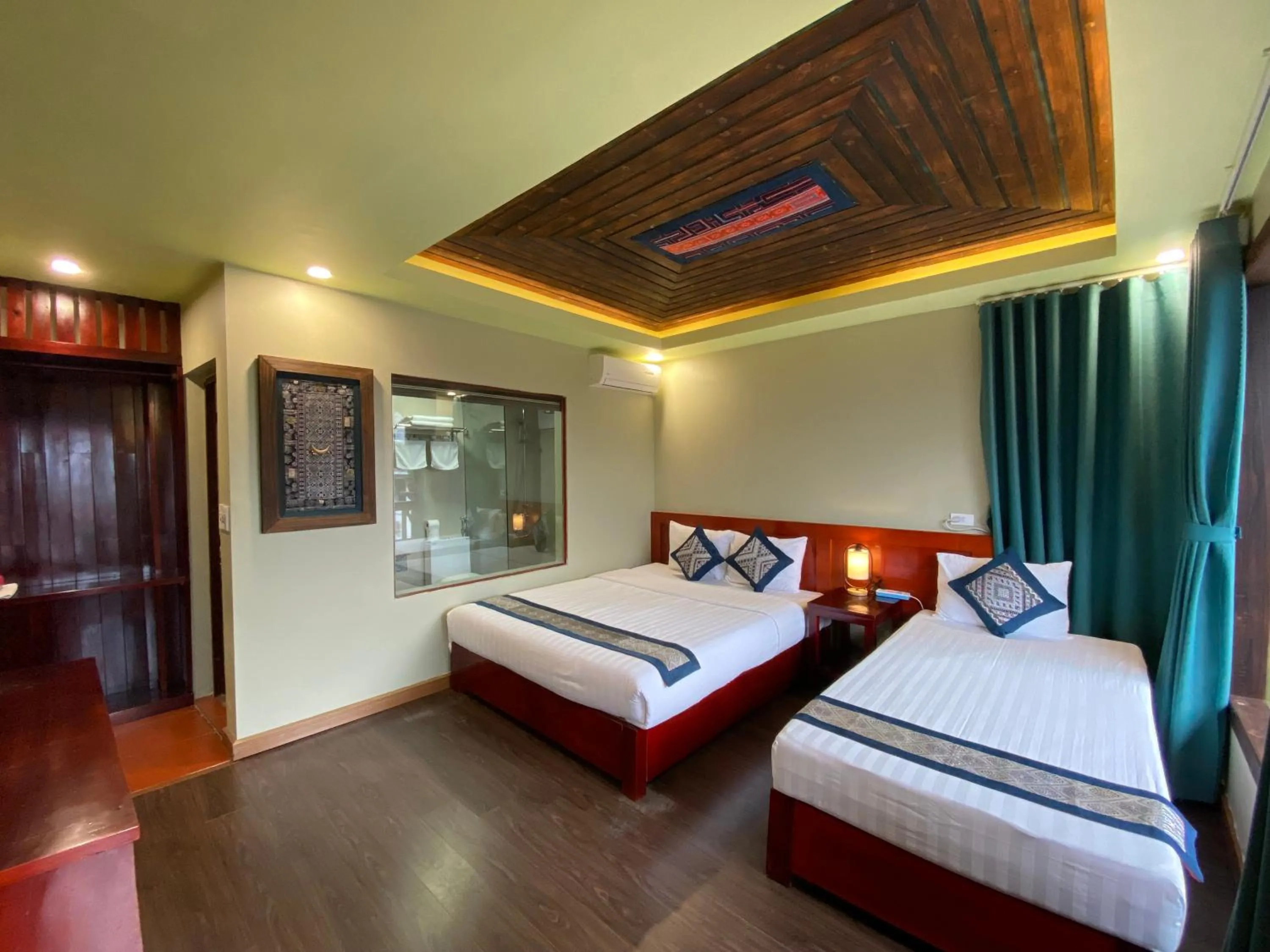 Bed in Botanic Sapa Hotel