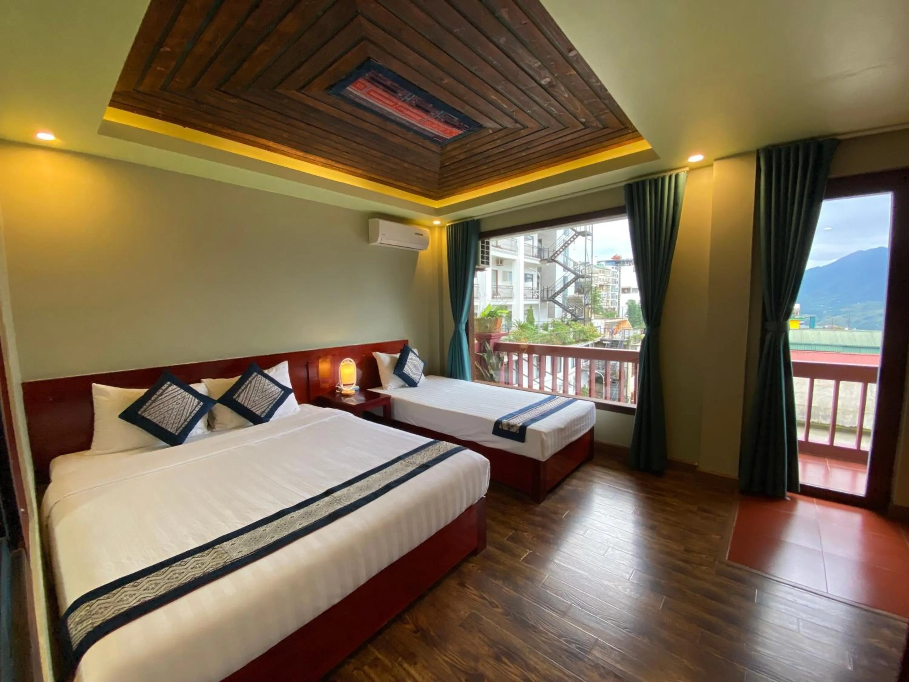 Bed in Botanic Sapa Hotel