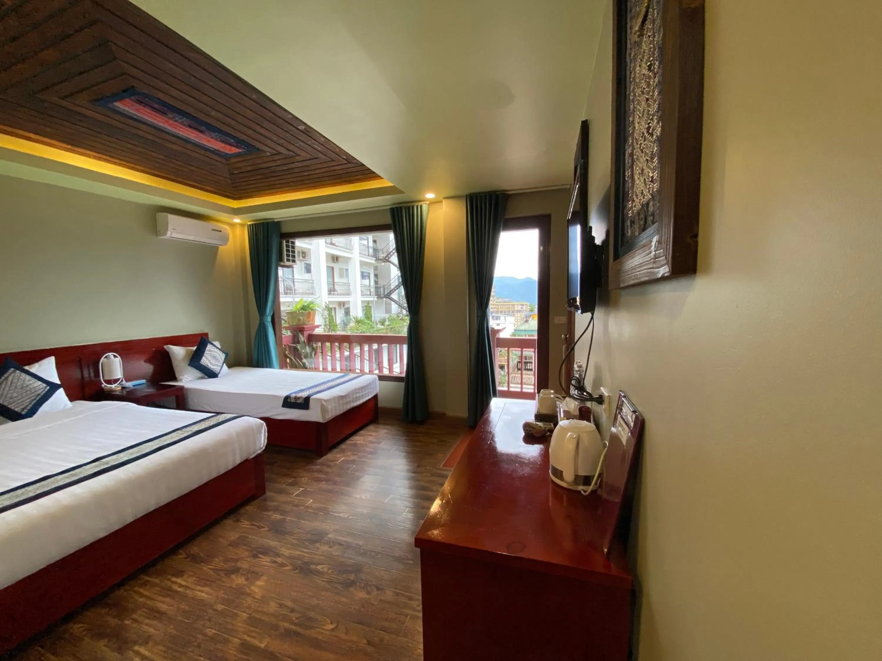 Bed in Botanic Sapa Hotel