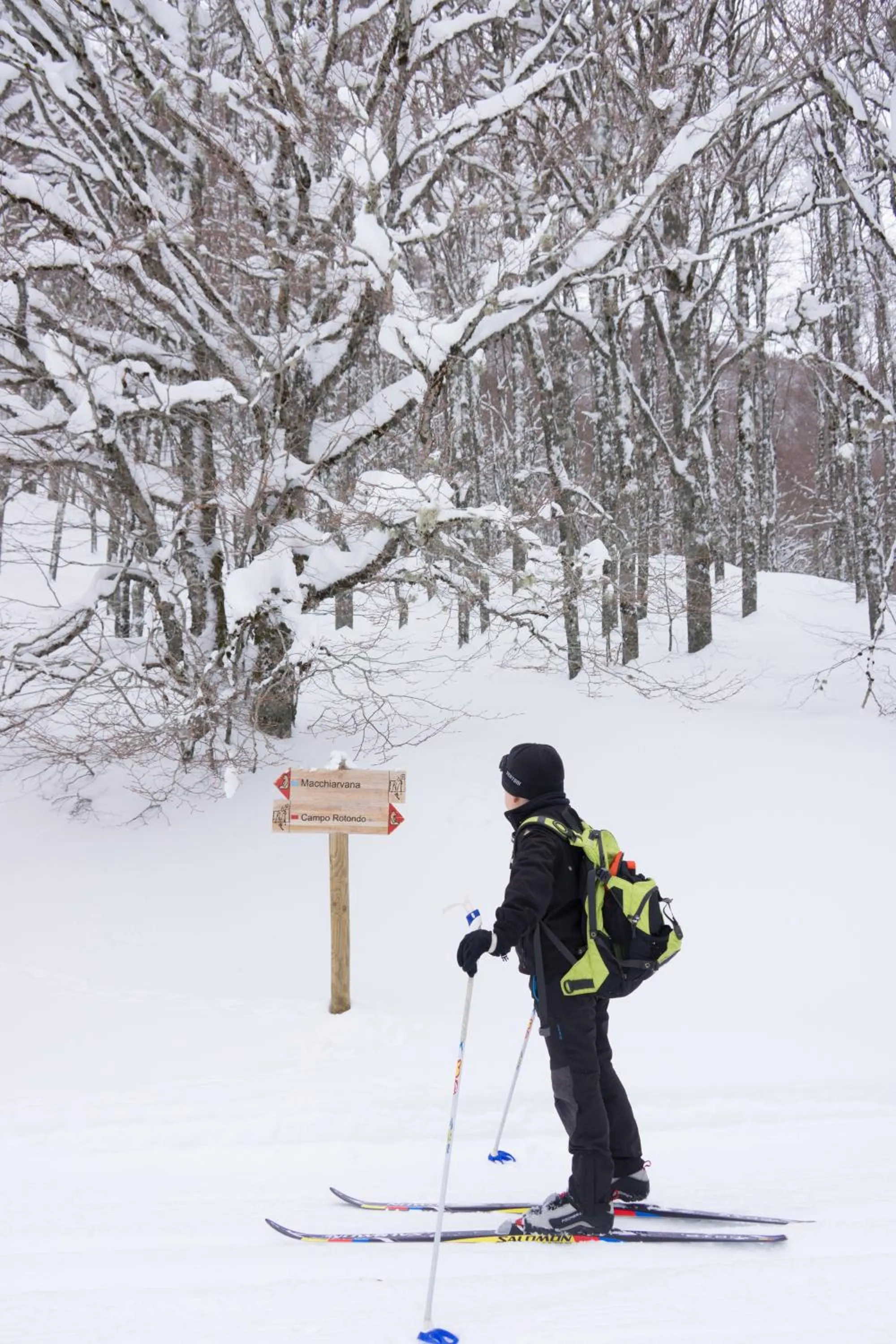 Skiing in Albergo Villino Quintiliani