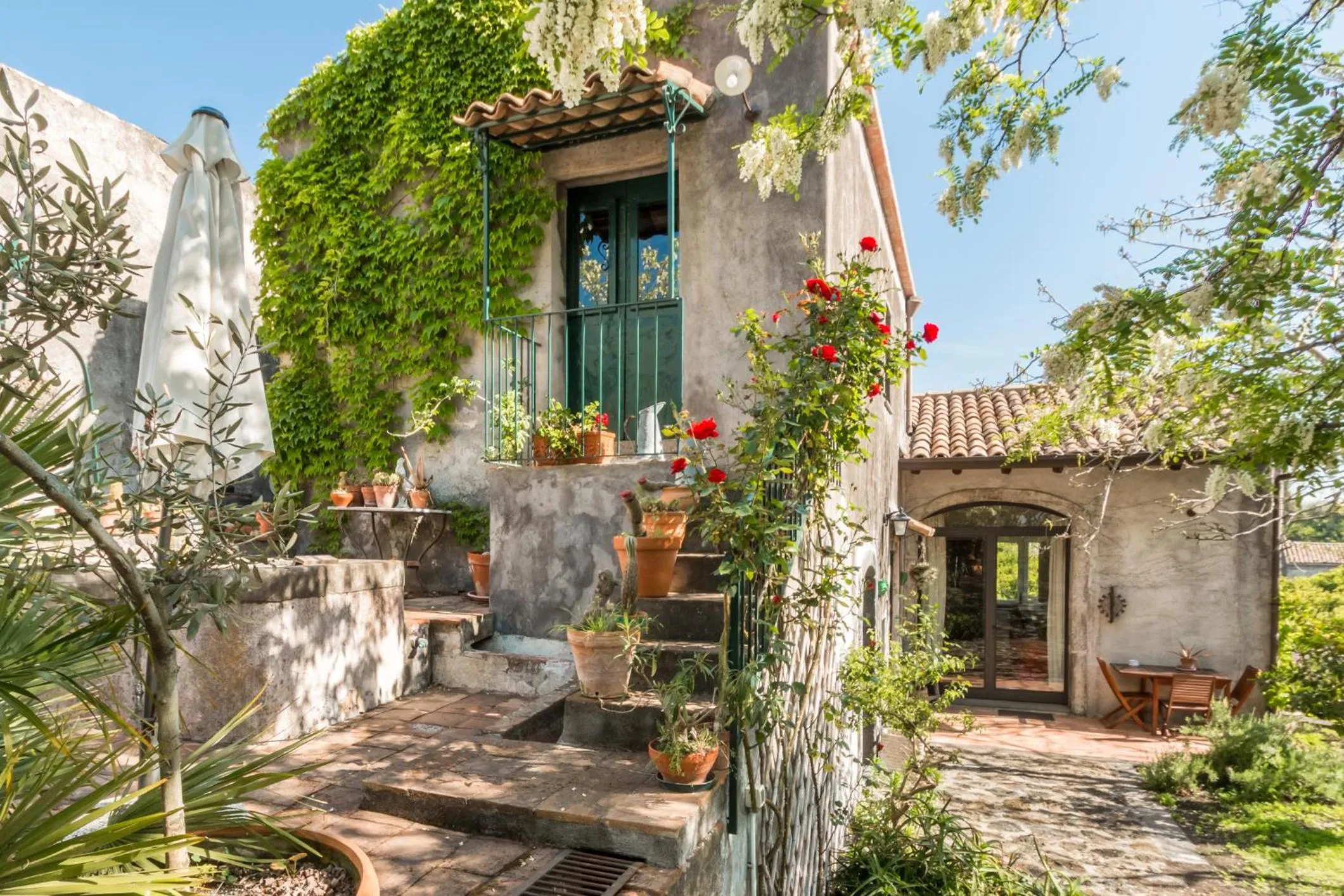 Balcony/Terrace in Etna B&B La casa di Pippinitto