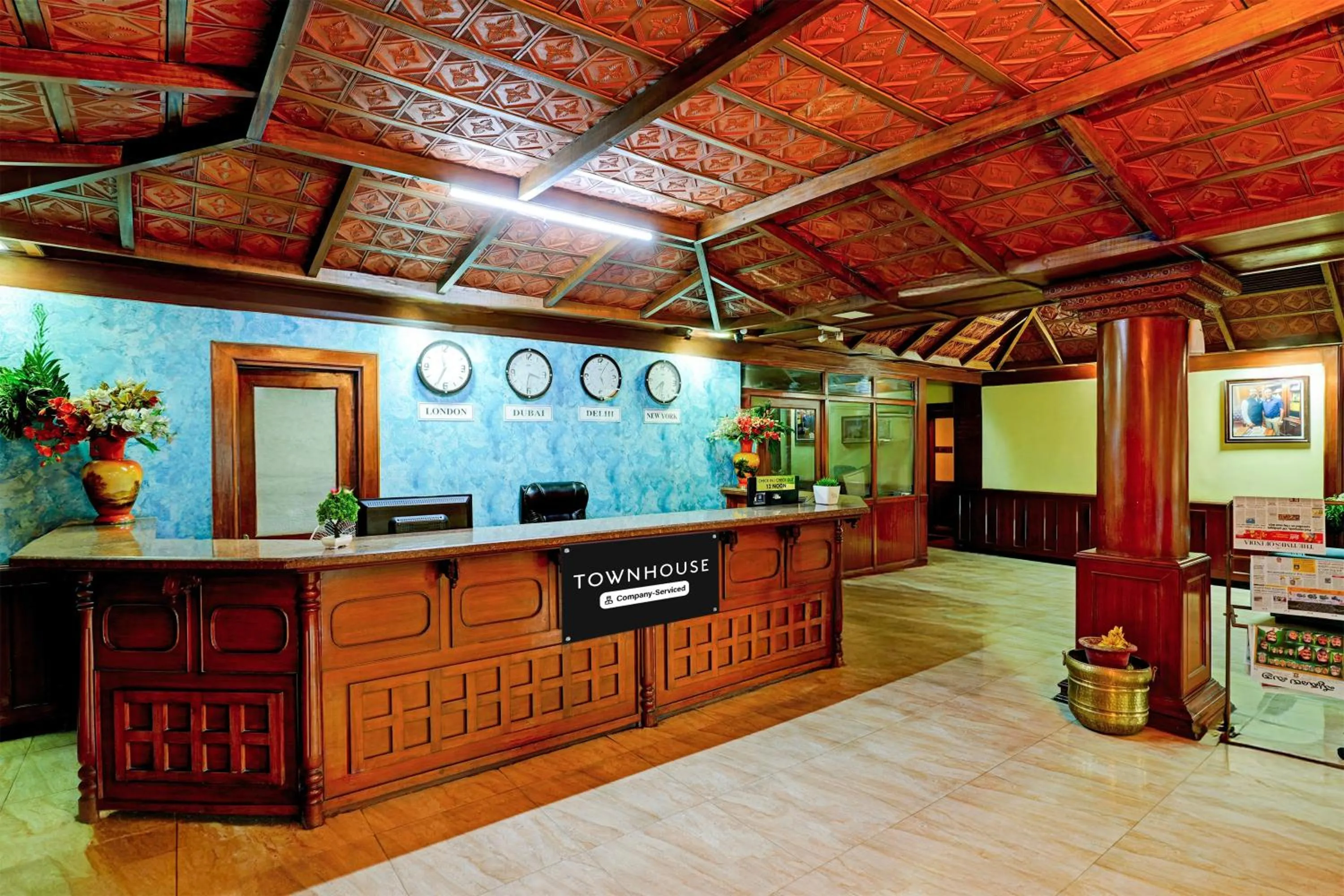 Lobby or reception in Super Townhouse Mysore Central Formerly Olive Star
