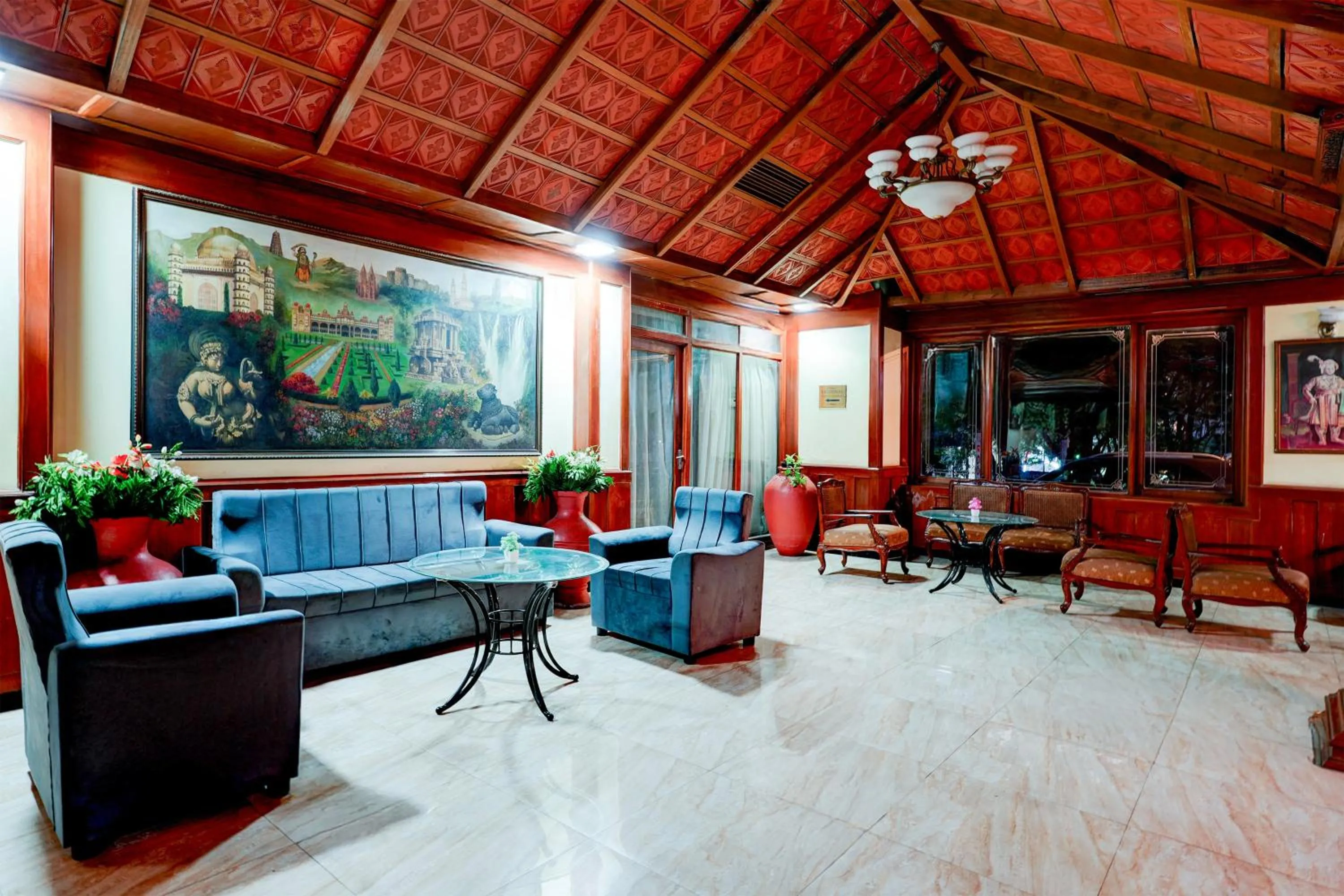 Lobby or reception in Super Townhouse Mysore Central Formerly Olive Star