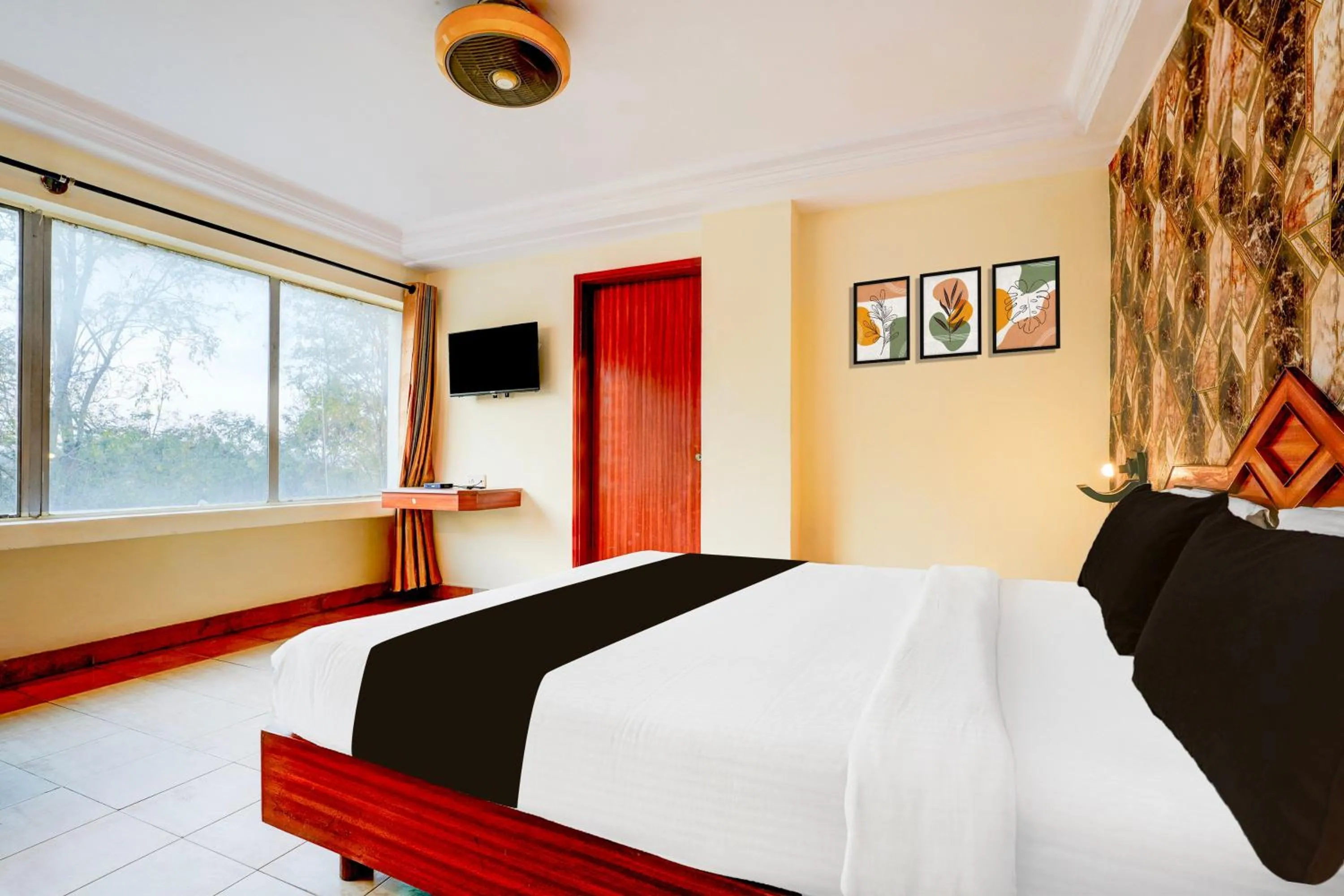Bedroom, Bed in Super Townhouse Mysore Central Formerly Olive Star