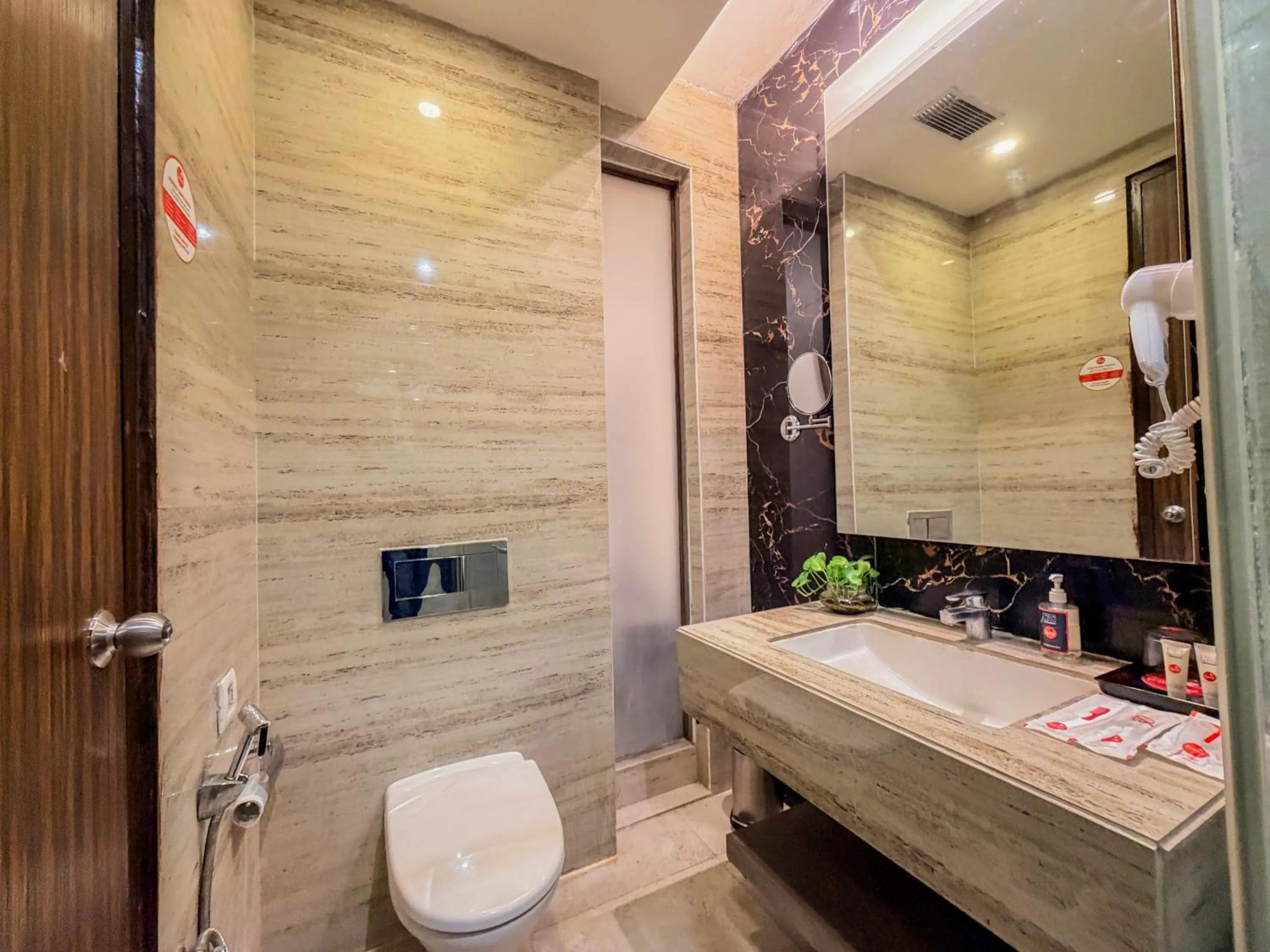 Toilet in Spree Hotel Meerut