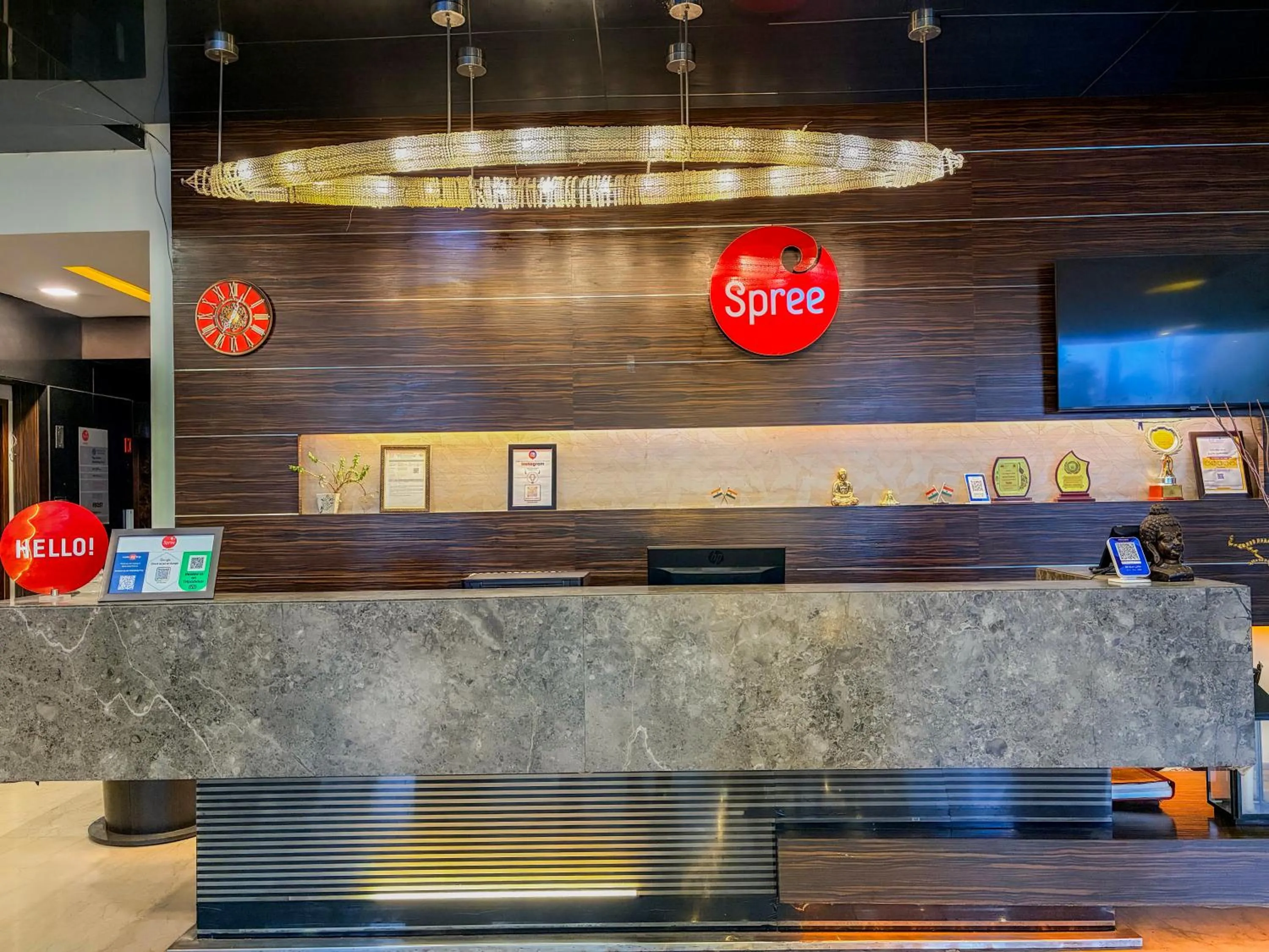 Lobby or reception in Spree Hotel Meerut