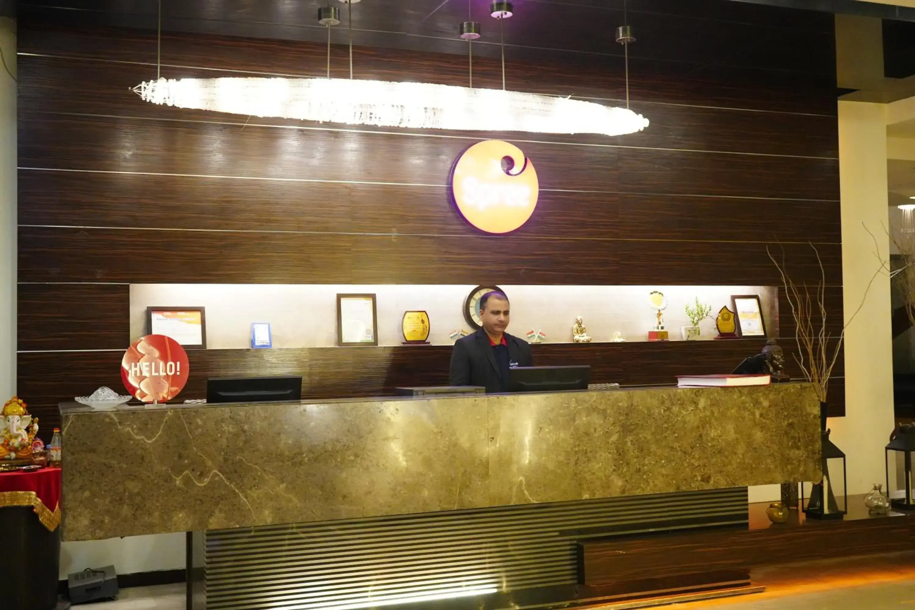 Lobby or reception in Spree Hotel Meerut Lobby or reception in Spree Hotel Meerut
