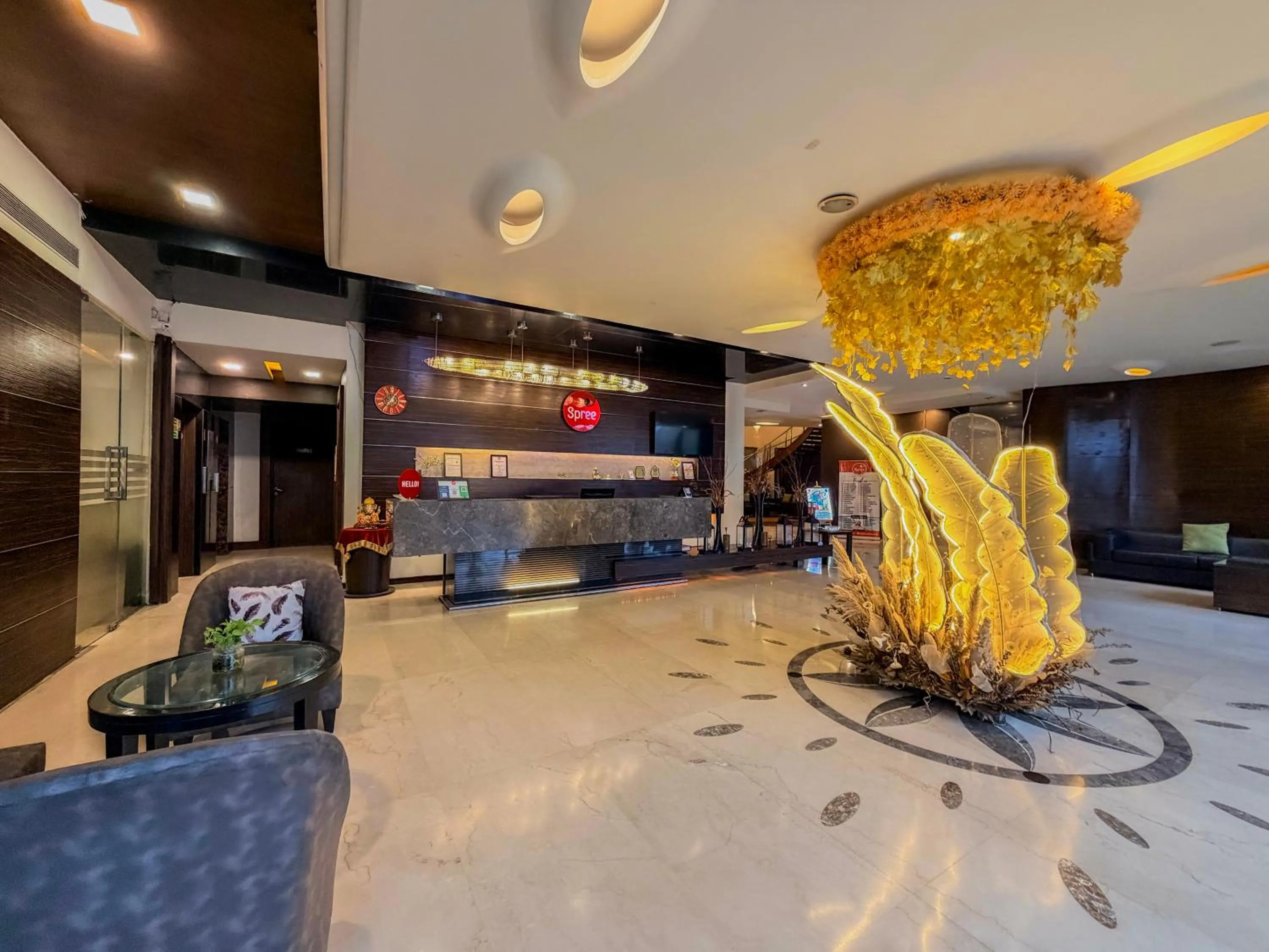 Lobby or reception in Spree Hotel Meerut
