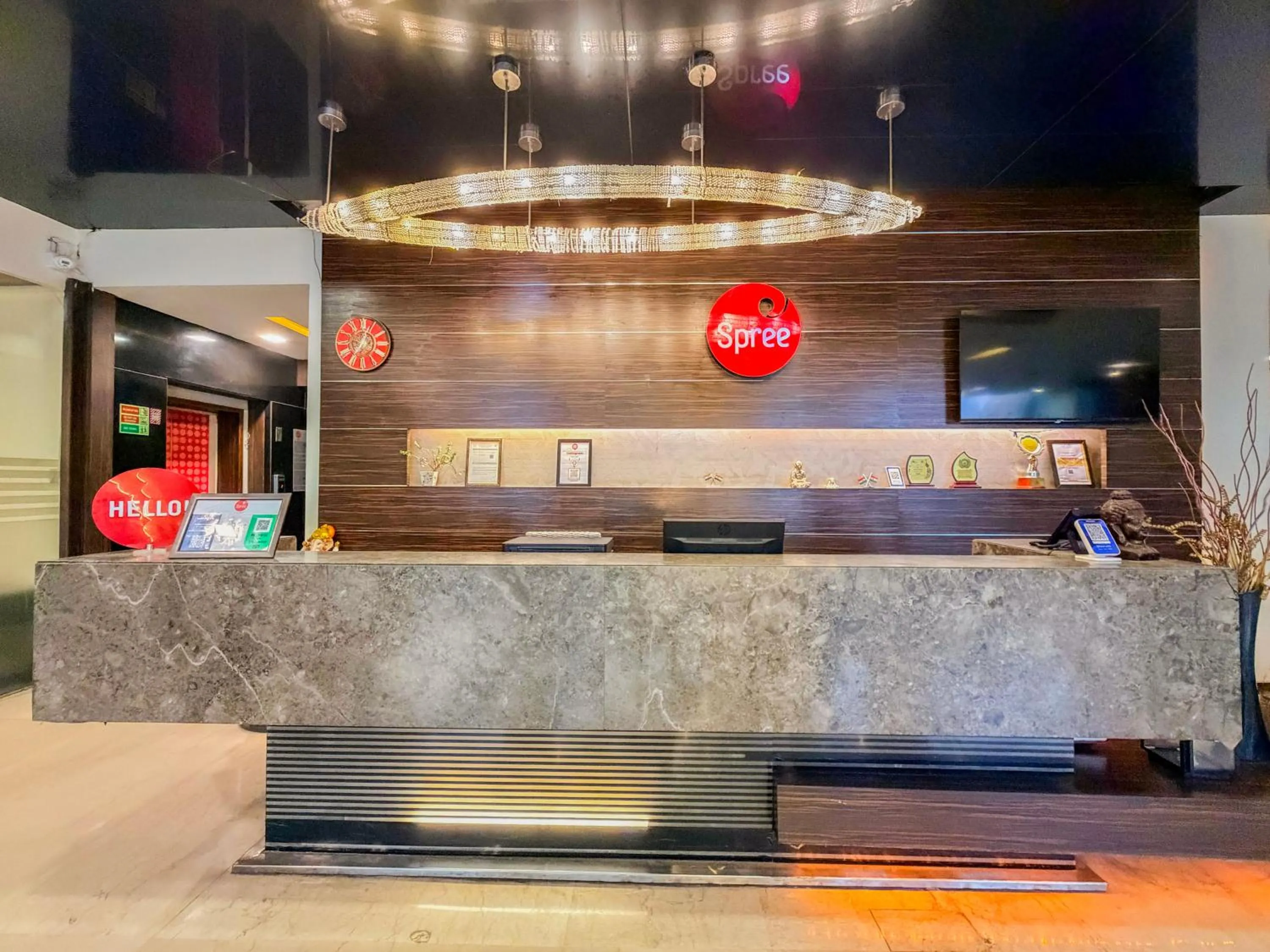 Lobby or reception in Spree Hotel Meerut