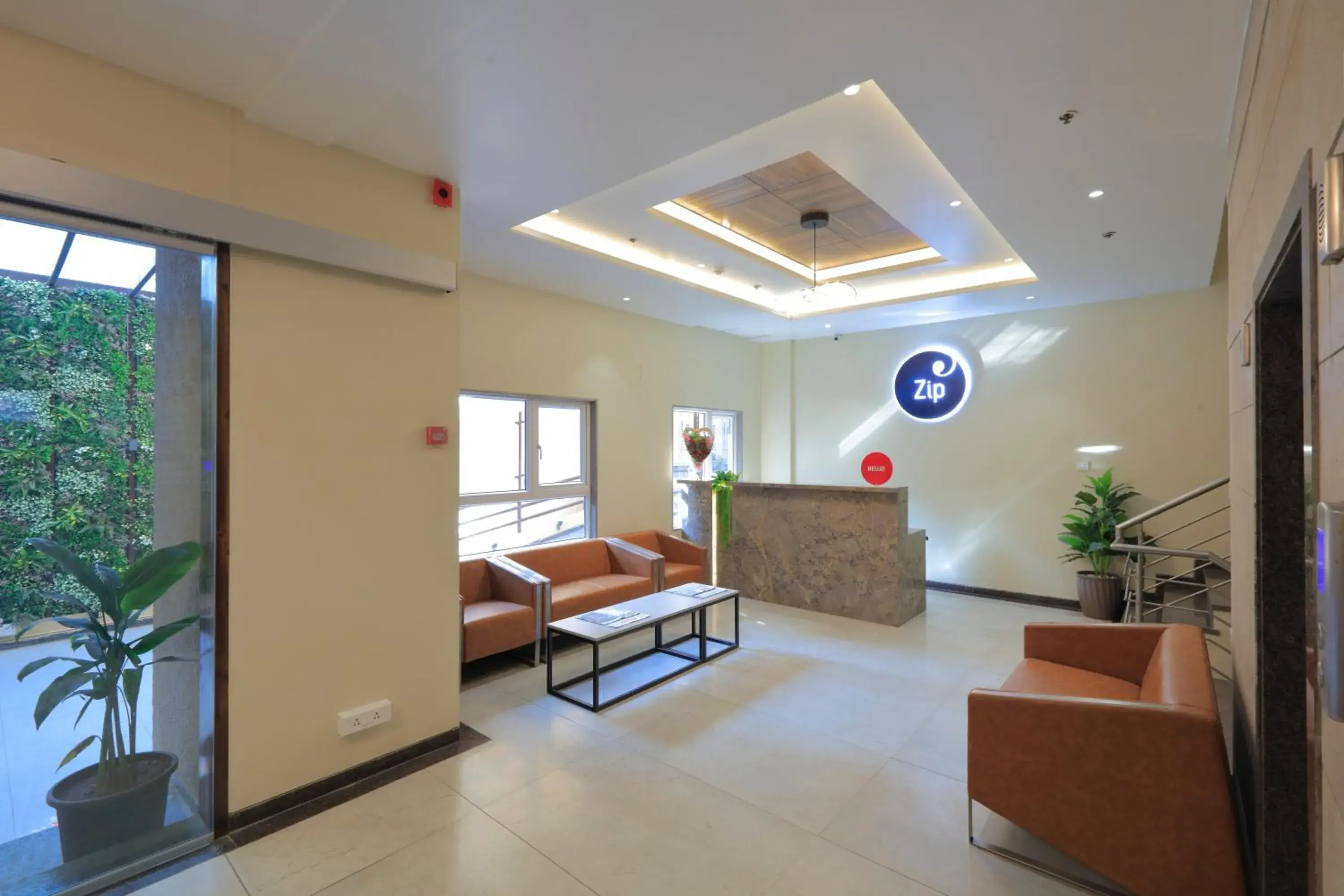 Lobby or reception in Zip By Spree Hotels Kolhapur Lobby or reception in Zip By Spree Hotels Kolhapur