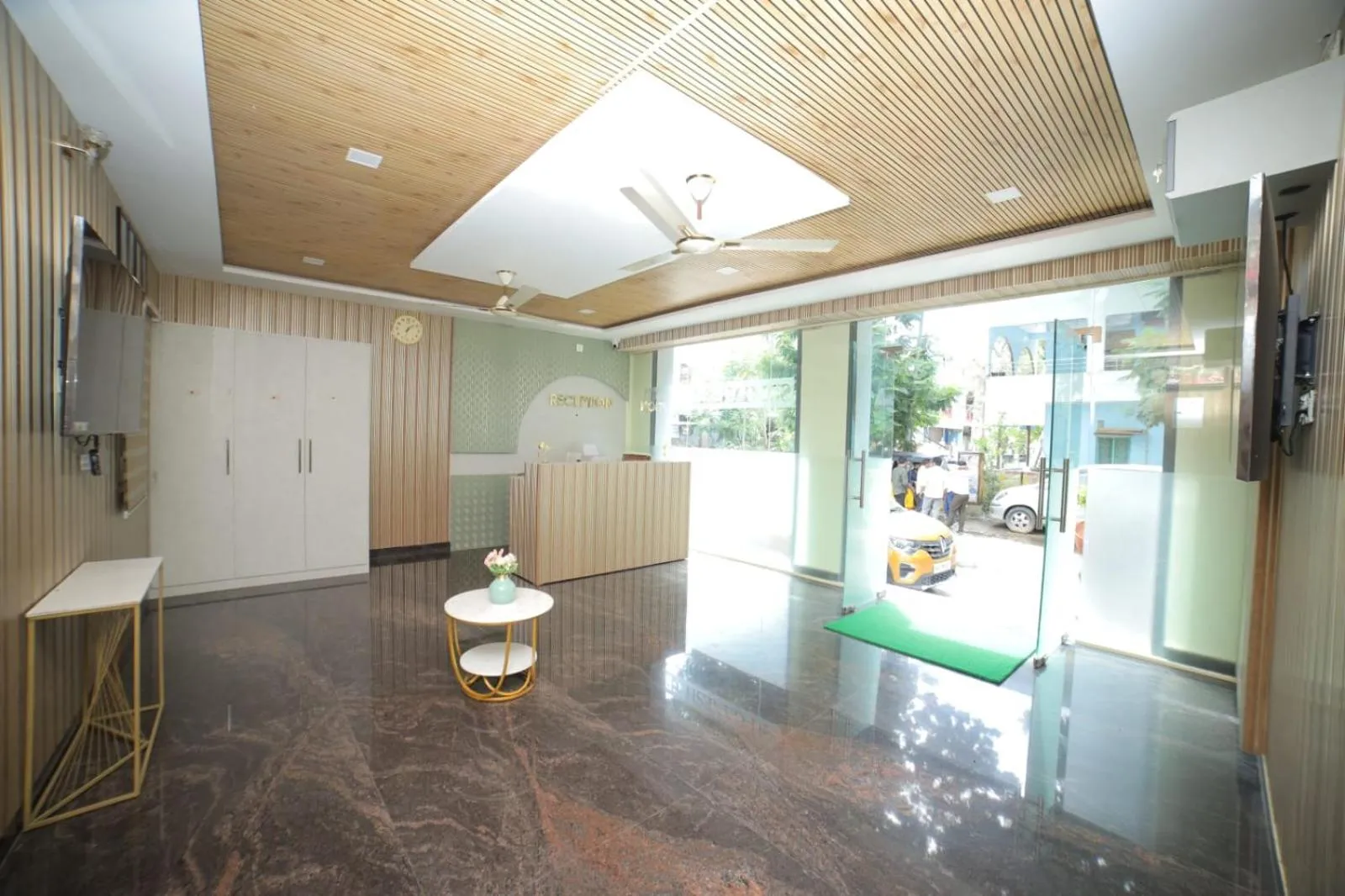 Lobby or reception in Sri Ganesh Grand