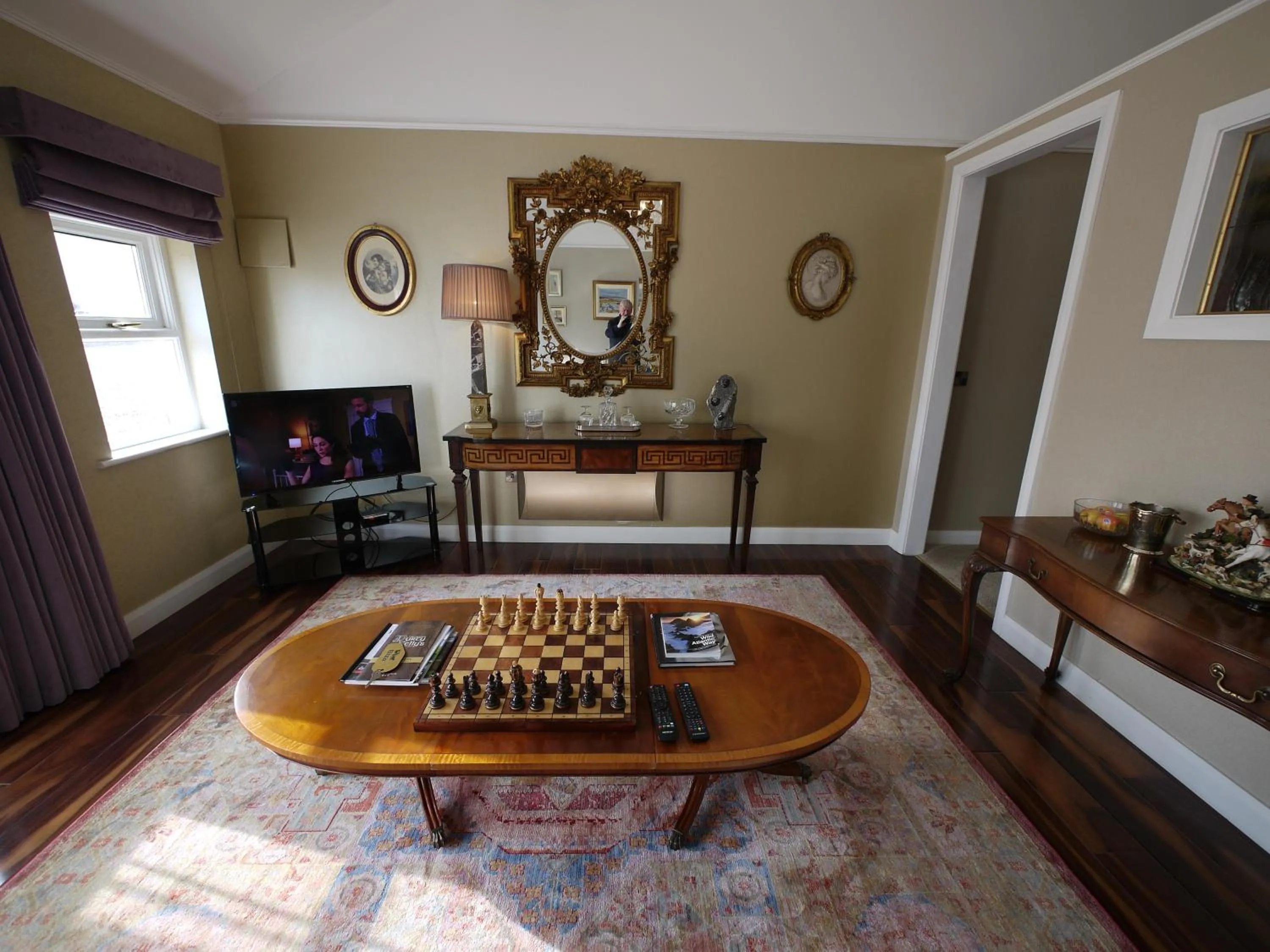 Living room in The Carriage Houses at Beechpark House