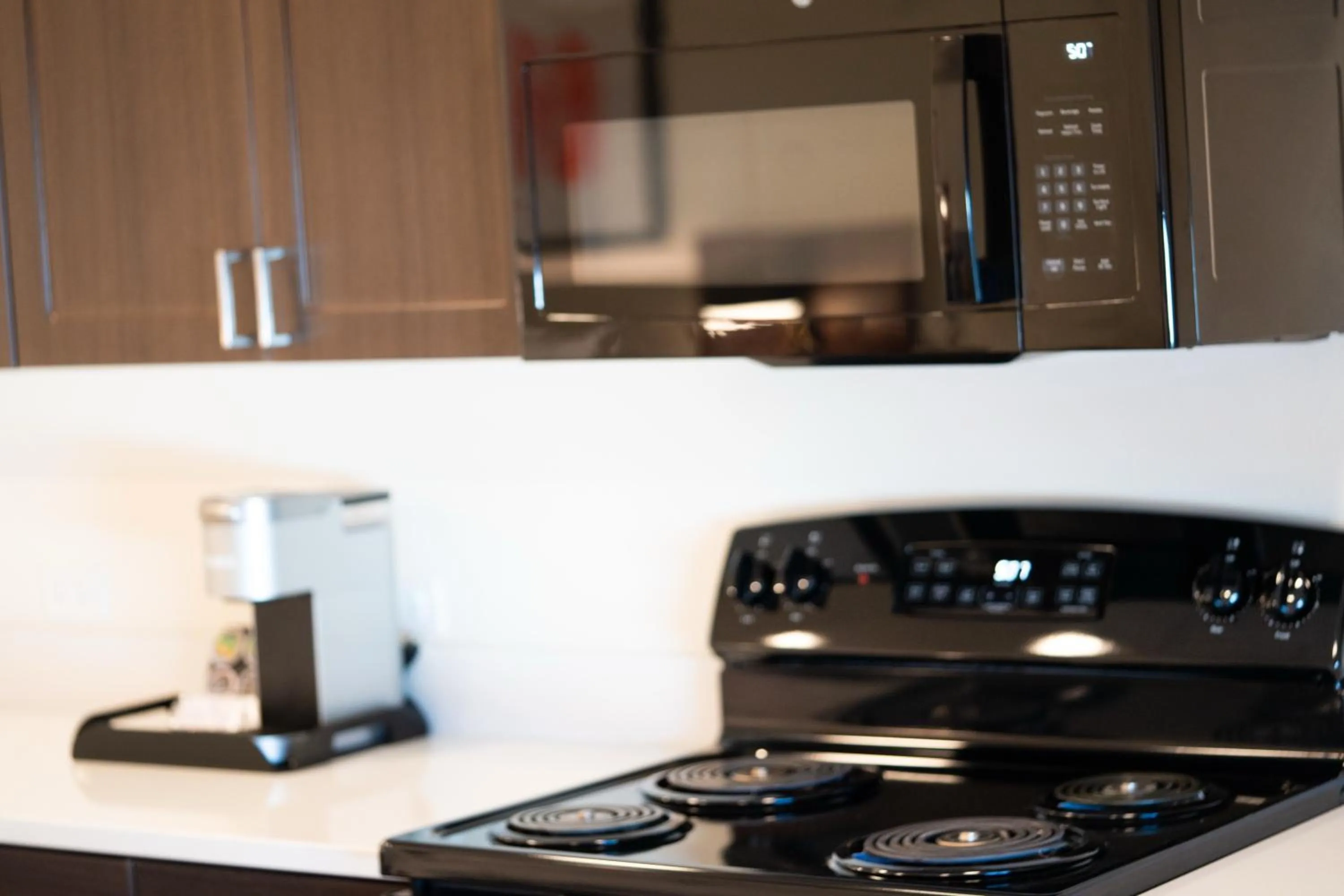 kitchen in Hawthorn Extended Stay by Wyndham Alpine