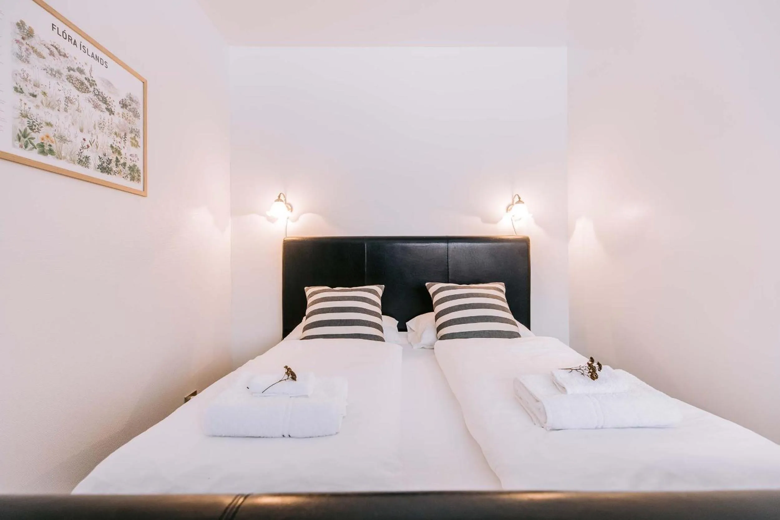 Bed in Eldá apartments