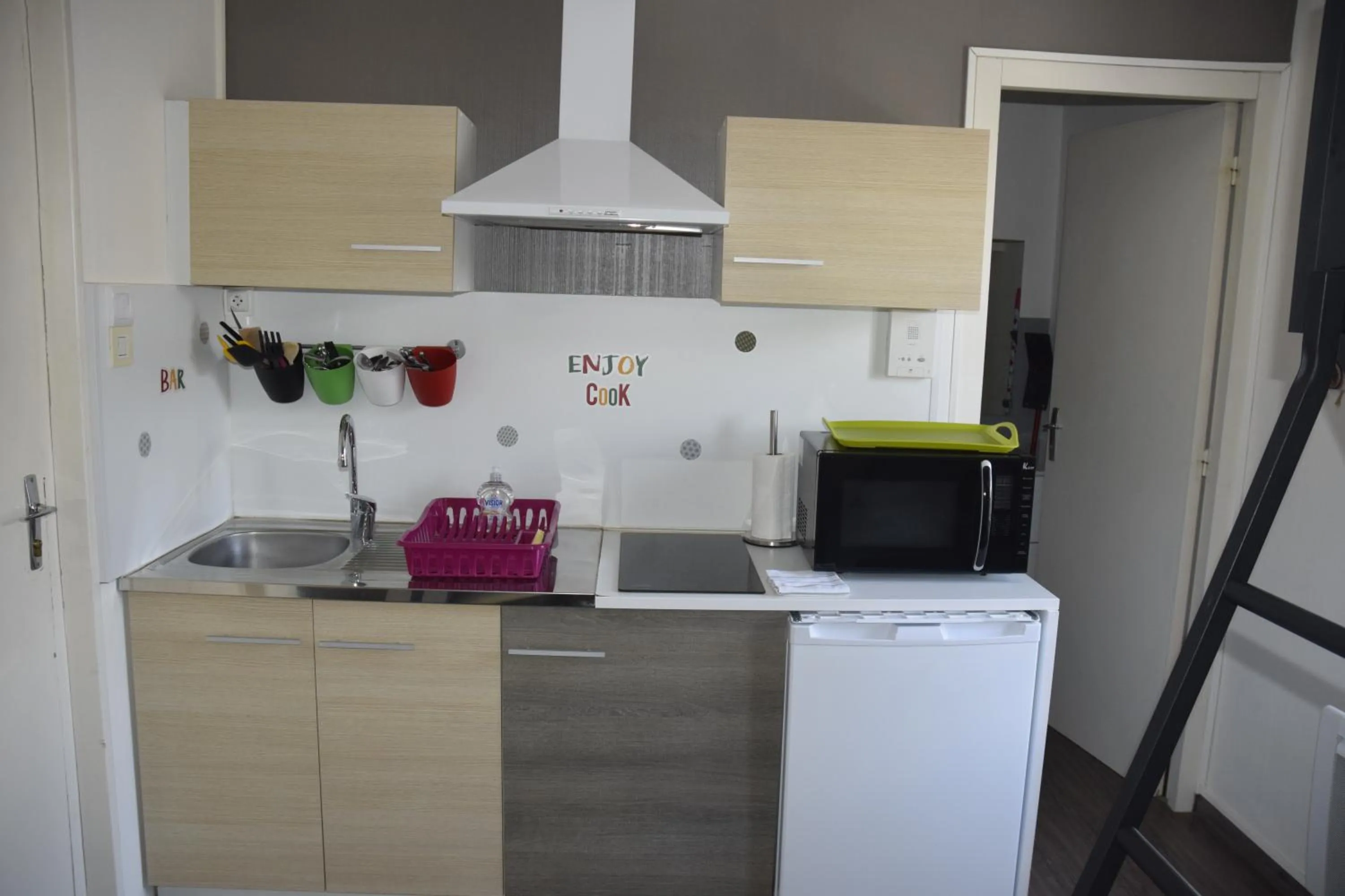 Kitchen or kitchenette in Appart-alma