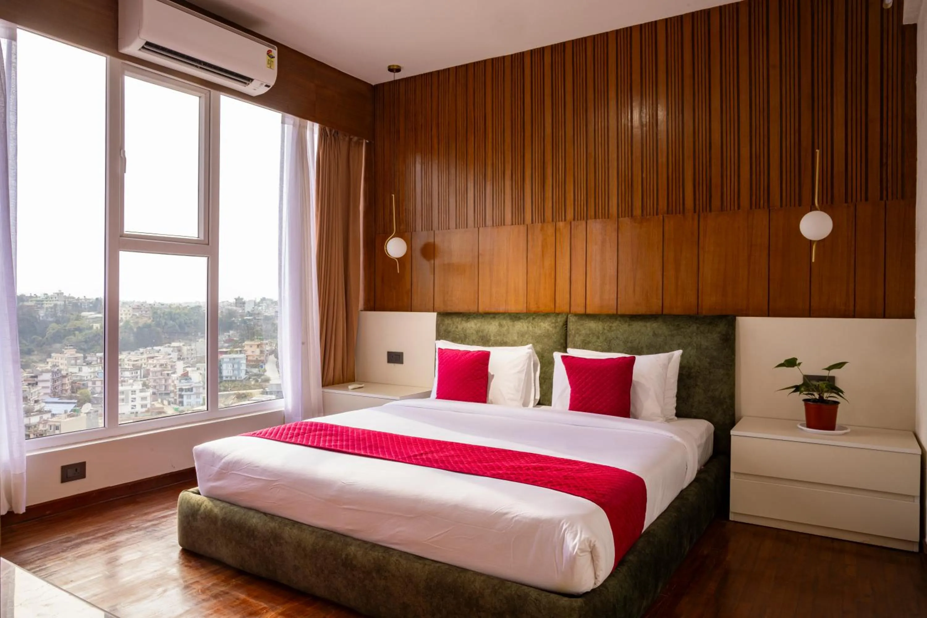 Bed in Mhendo Hotel & Studio Suites