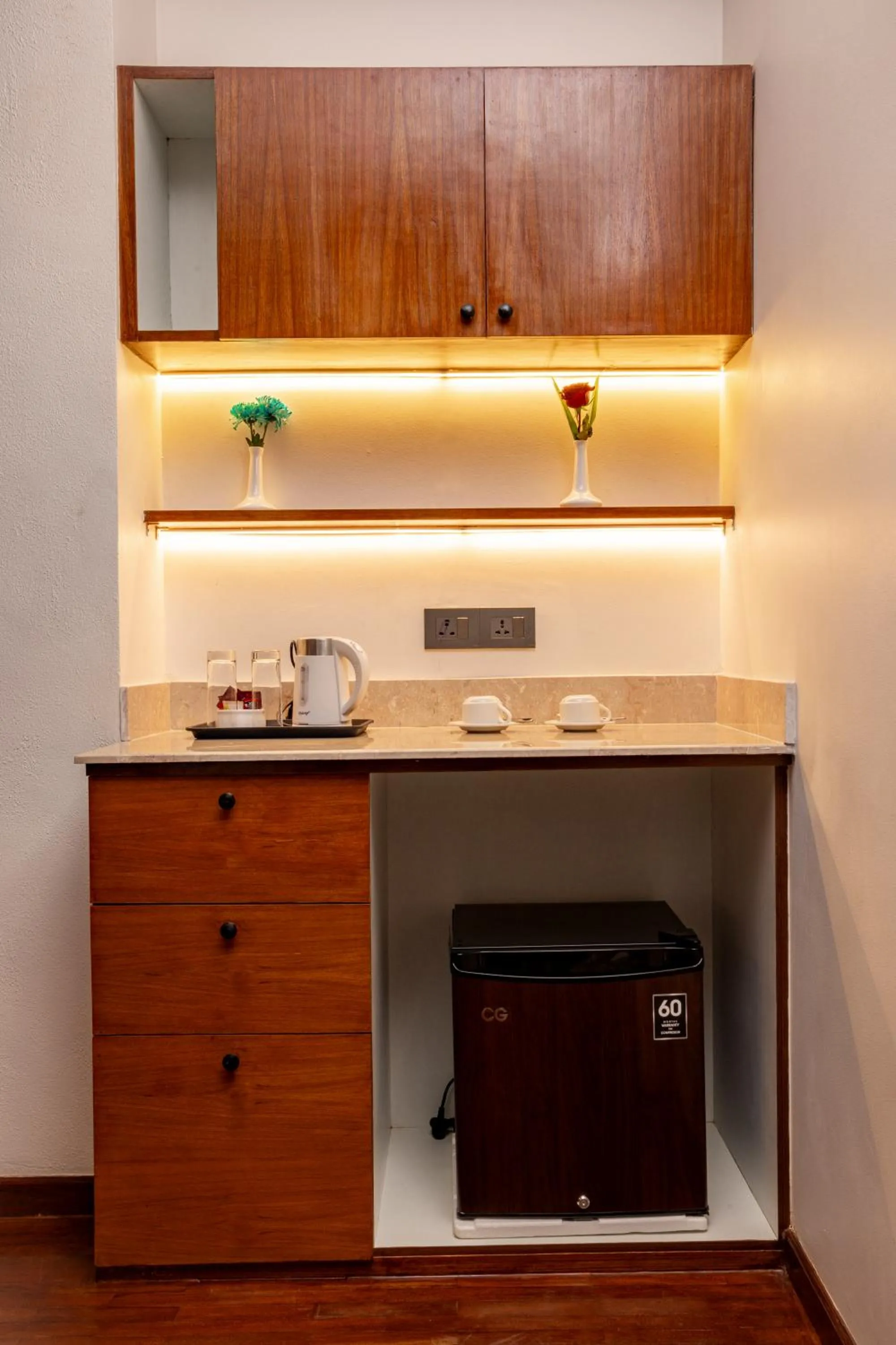 Kitchen or kitchenette in Mhendo Hotel & Studio Suites