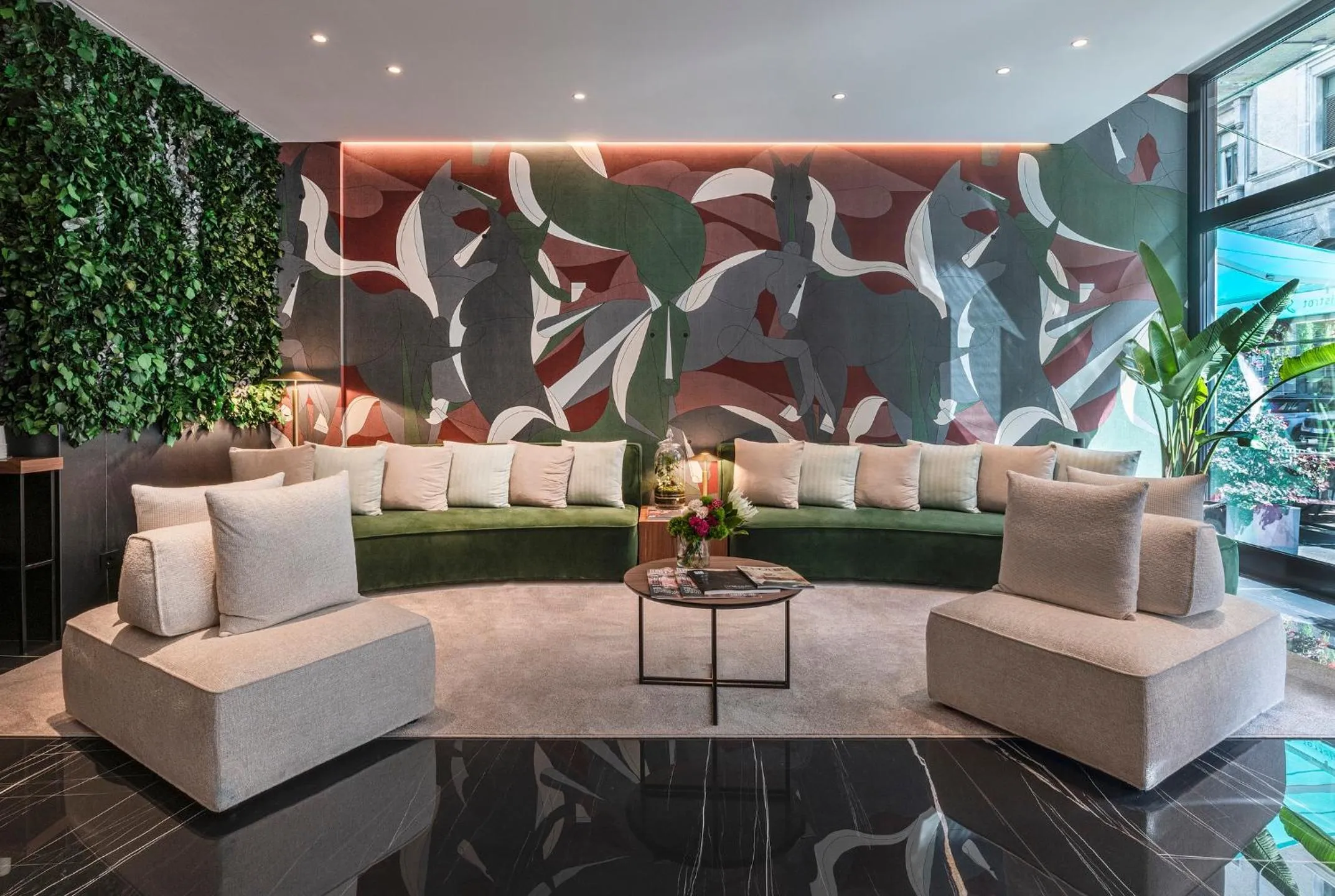 Lobby or reception in Duomo Hotel & Apartments