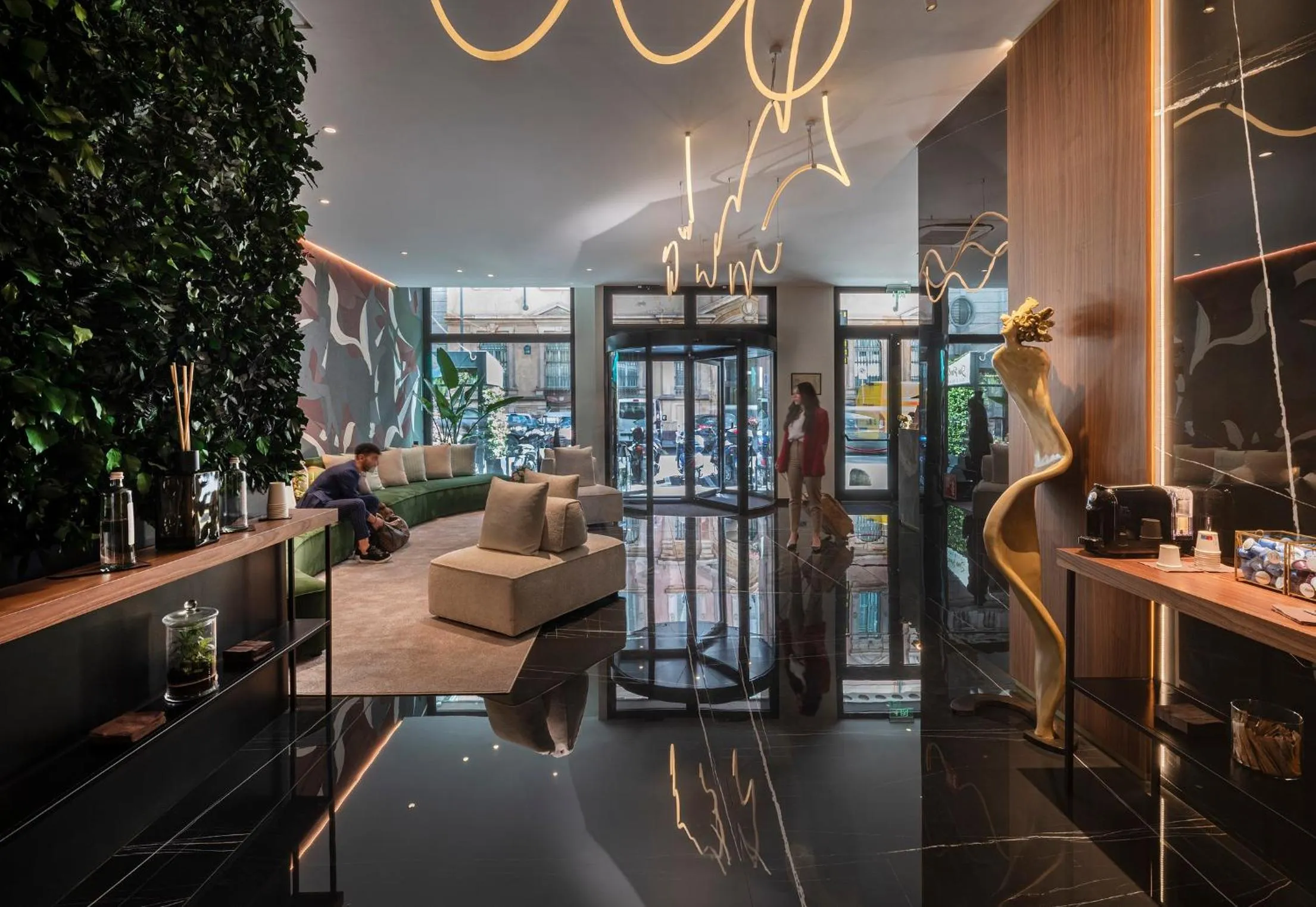 Lobby or reception in Duomo Hotel & Apartments