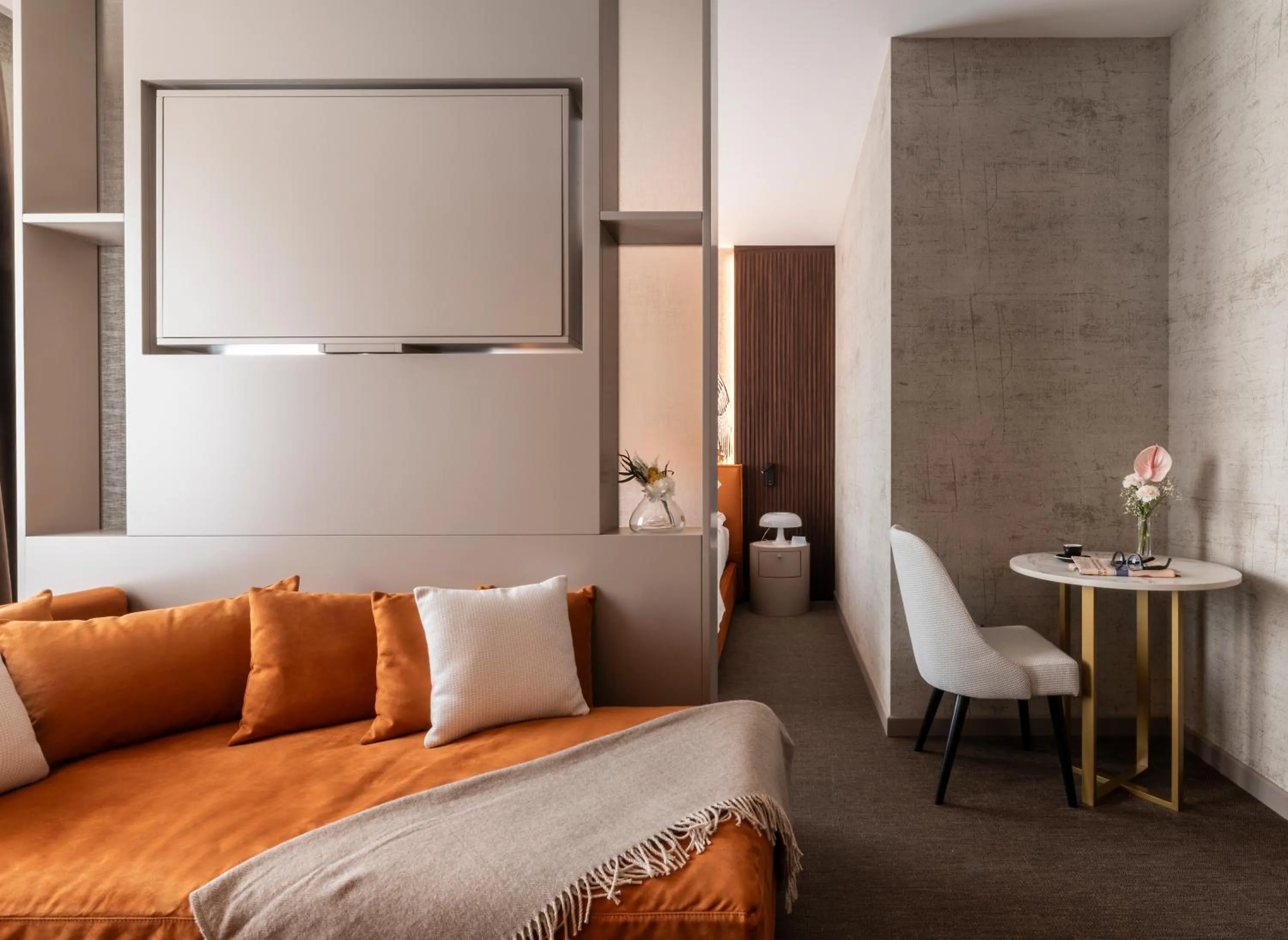 Bed in Duomo Hotel & Apartments