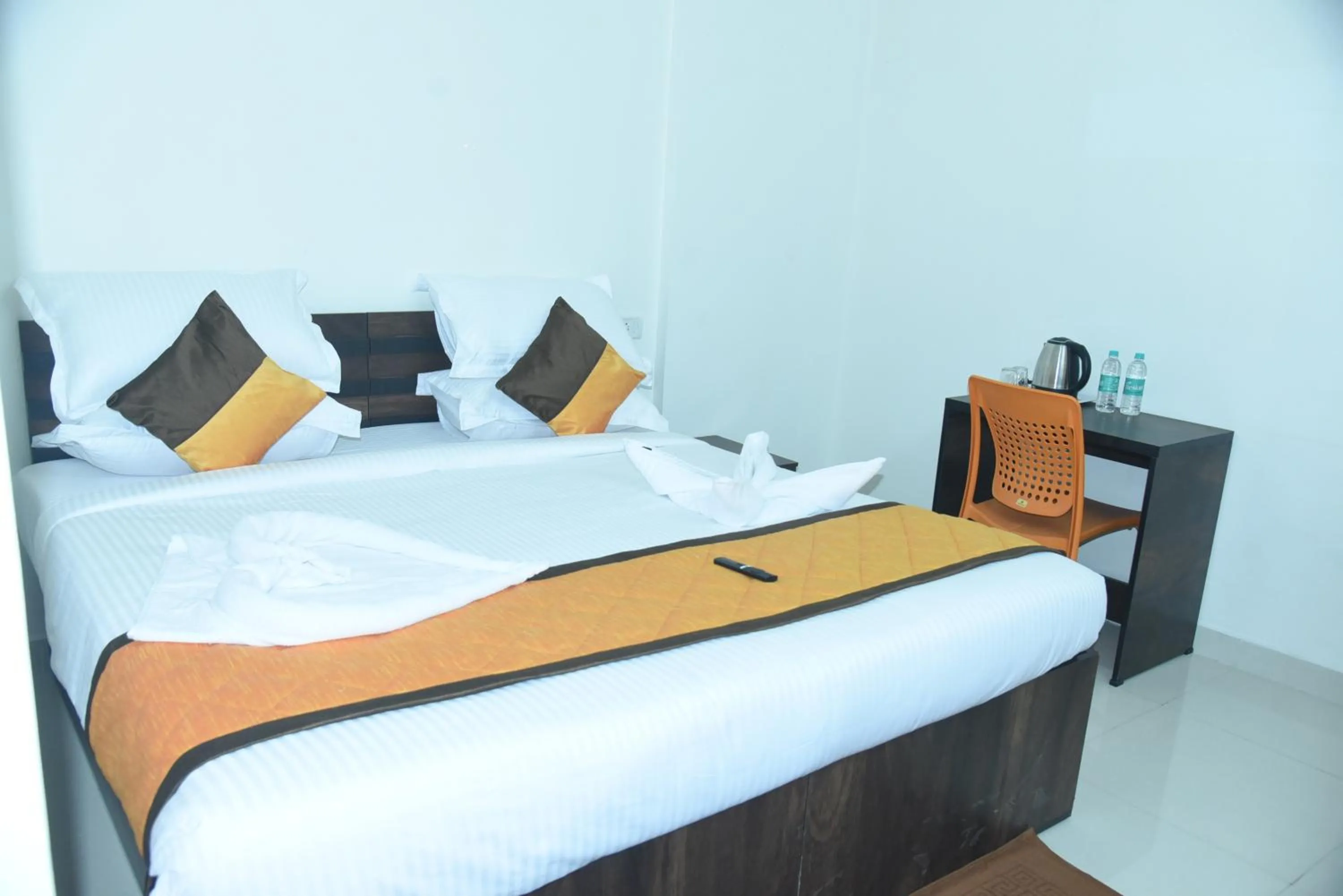 Bed in Grand View Hotel