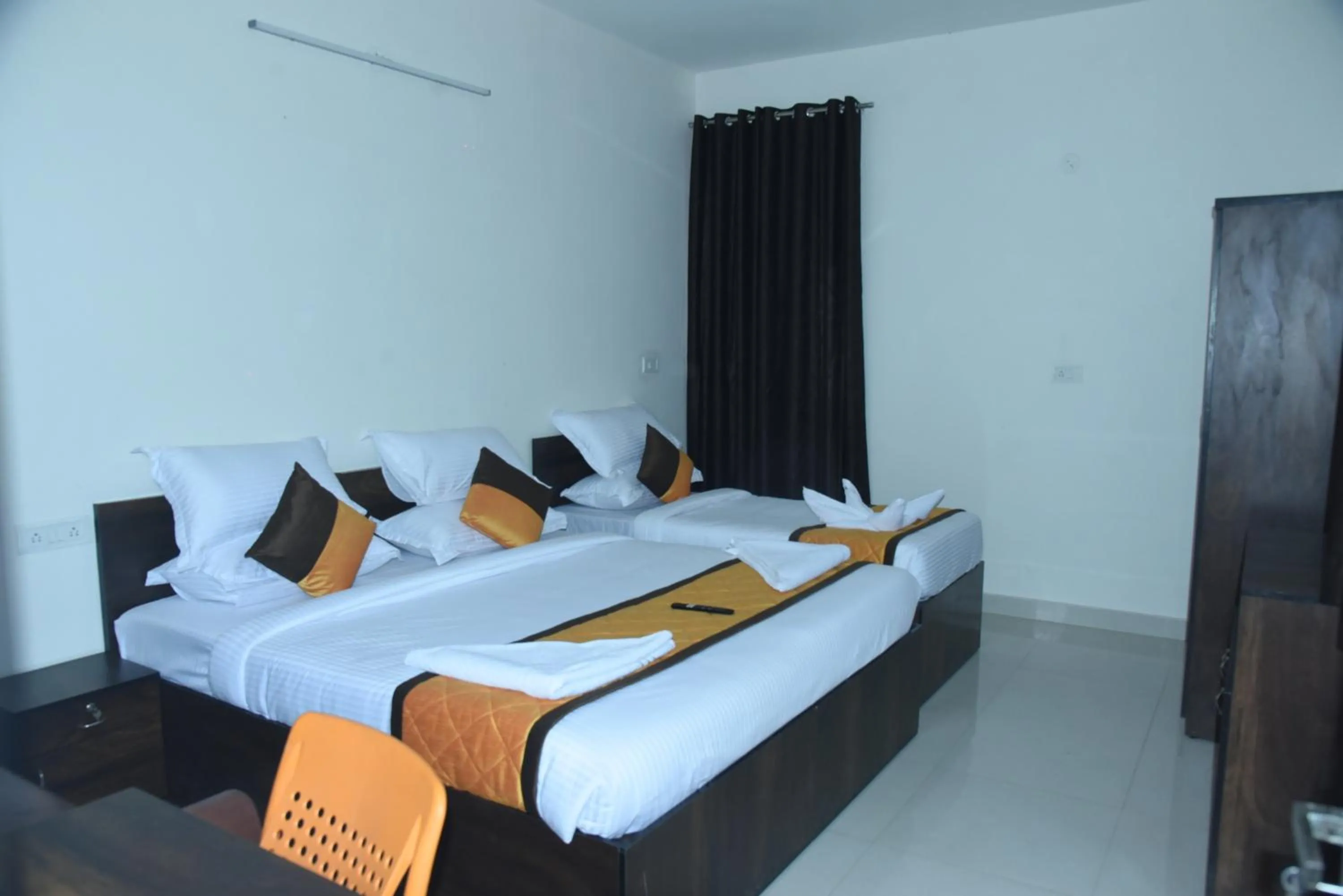 Bed in Grand View Hotel