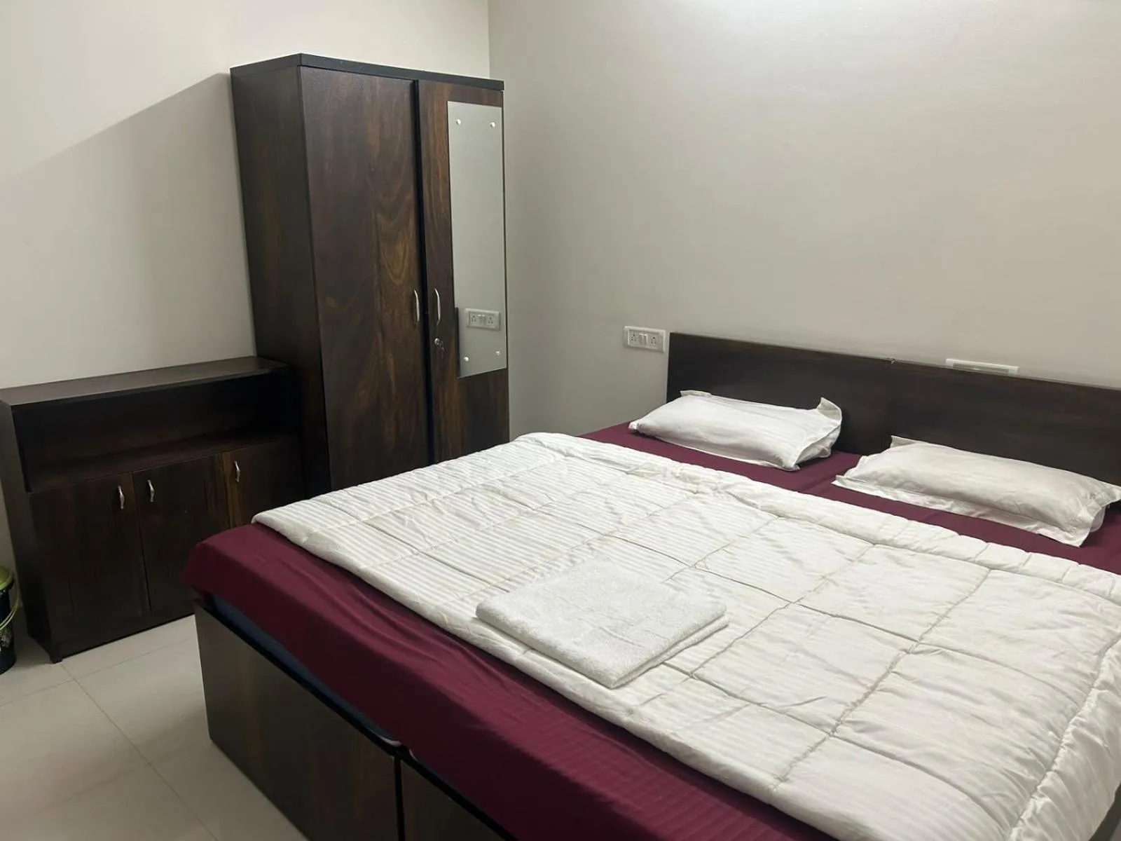 Bed in Grand View Hotel