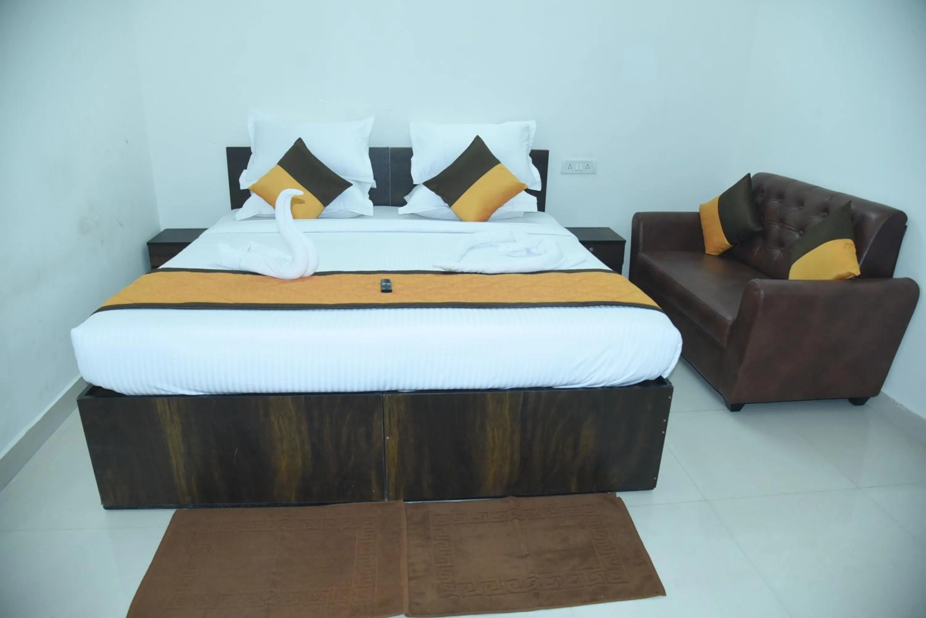 Bed in Grand View Hotel