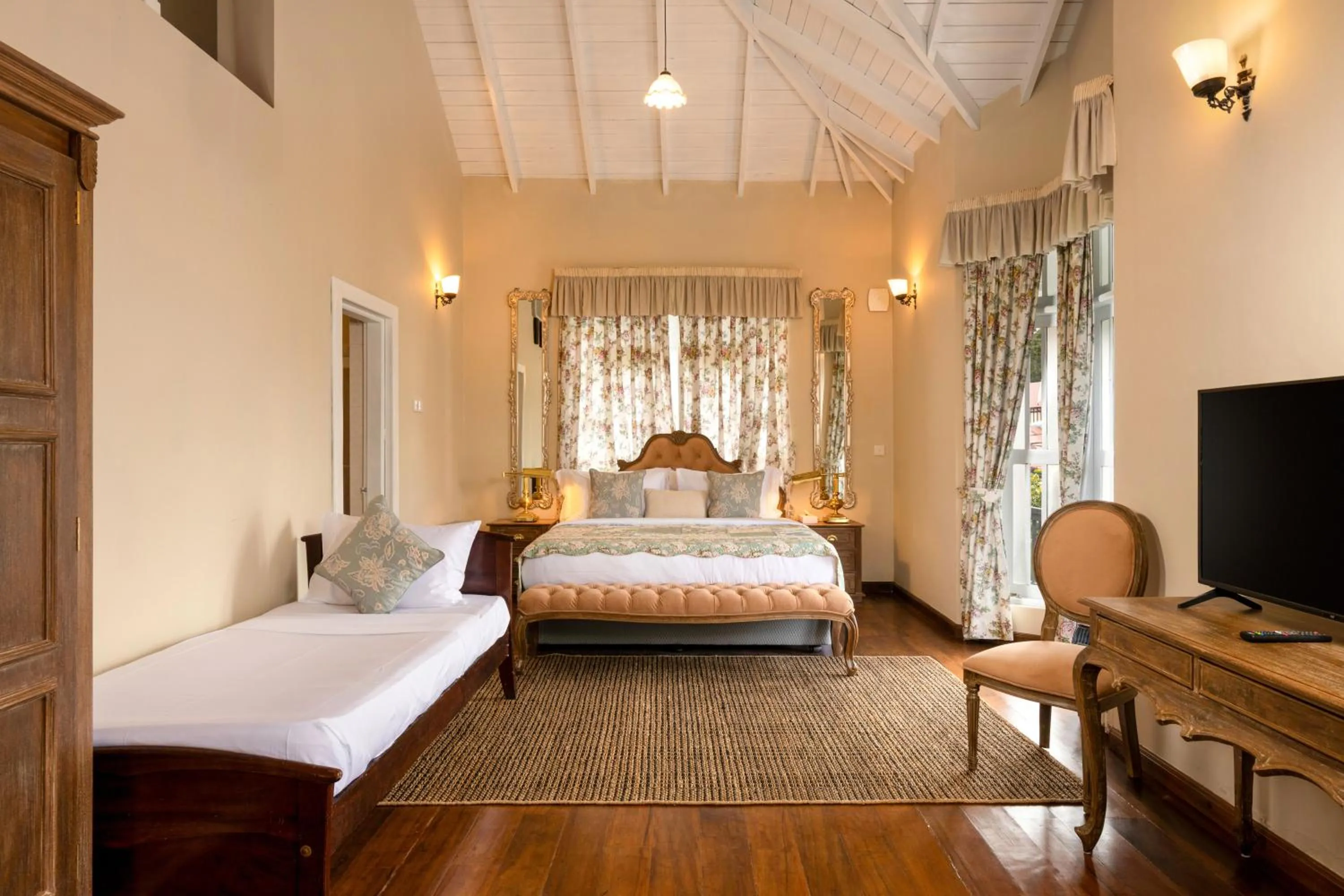 Bedroom, Bed in Grand Bungalow Nuwara Eliya by Seven Angels