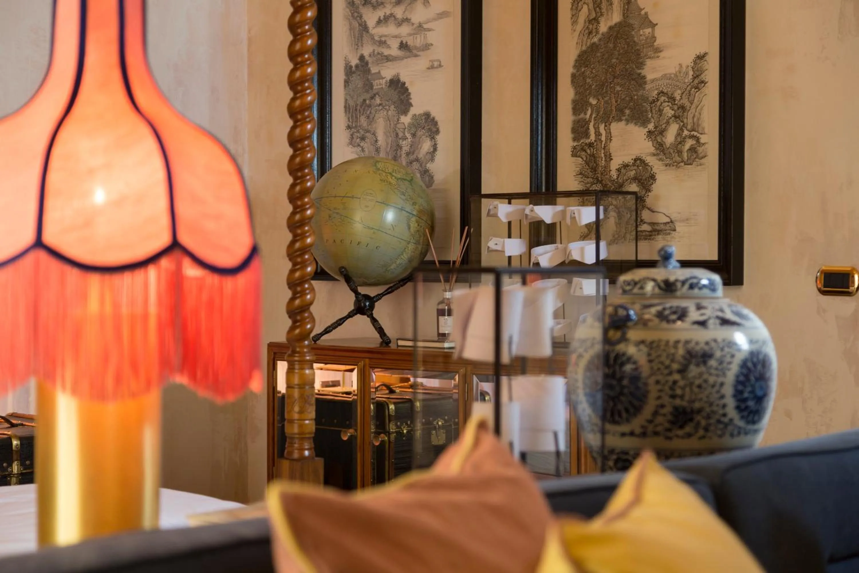 Decorative detail in Palazzo Presta