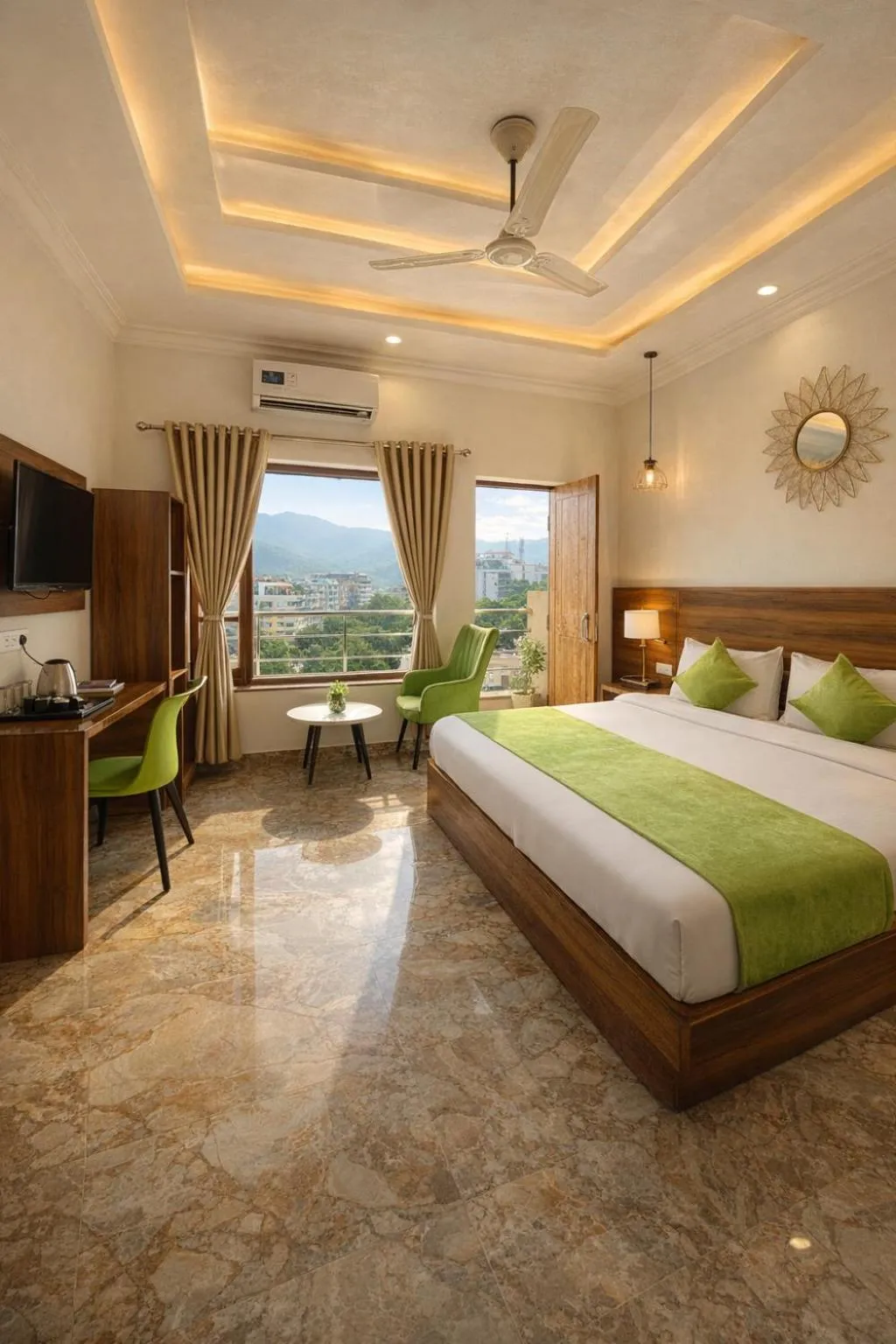 Bed in Wanna Stay Rishikesh