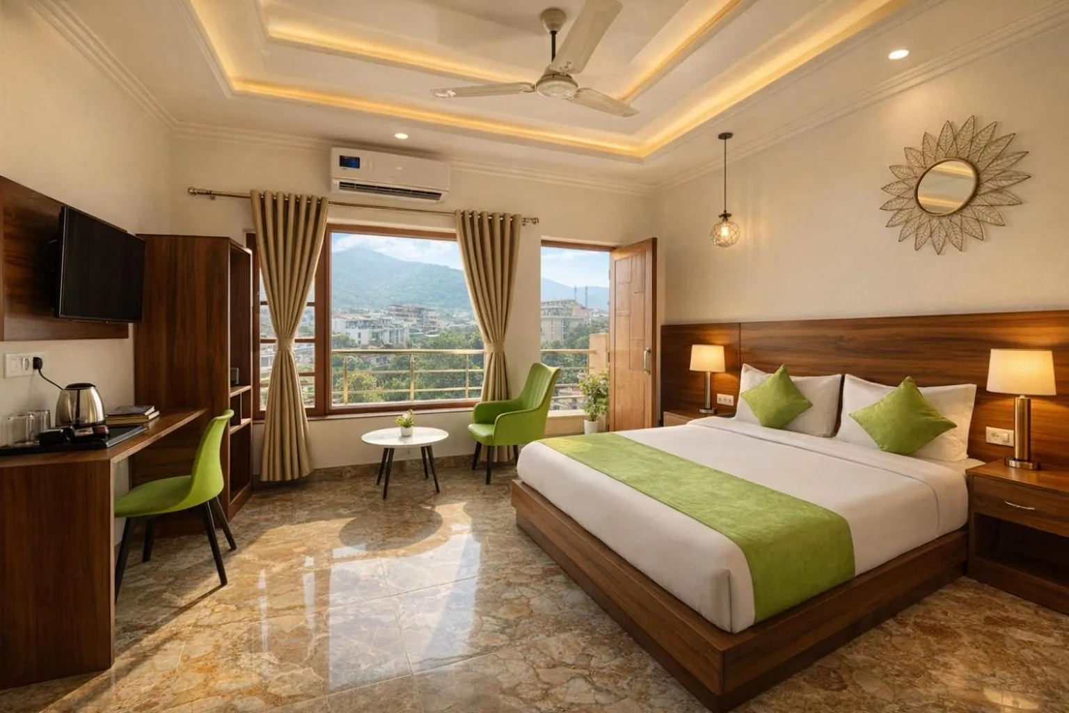 Bed in Wanna Stay Rishikesh